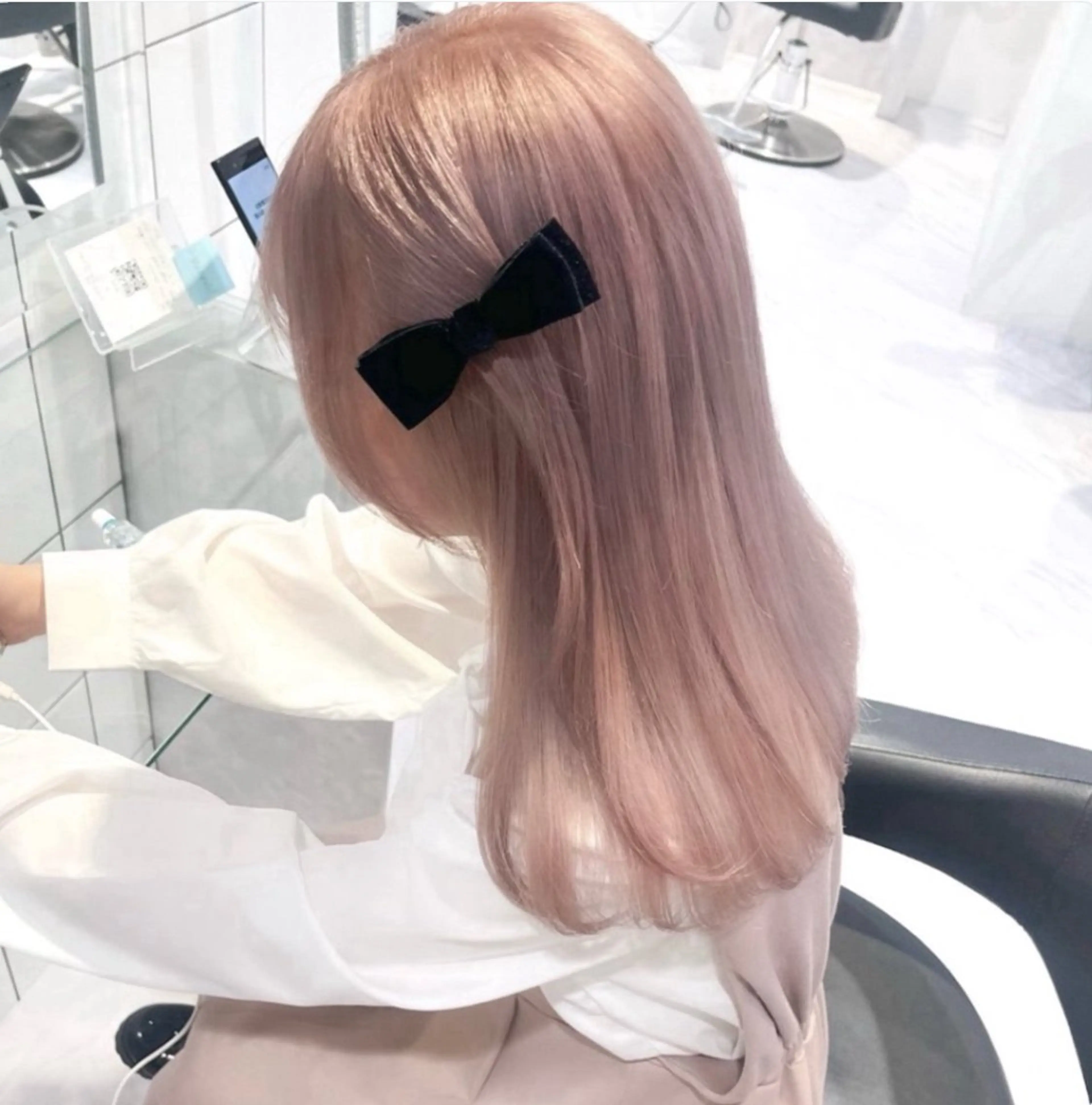 セミロング カラー 🫧透明感カラー支持 No.1🫧‪ハルカのヘアスタイル