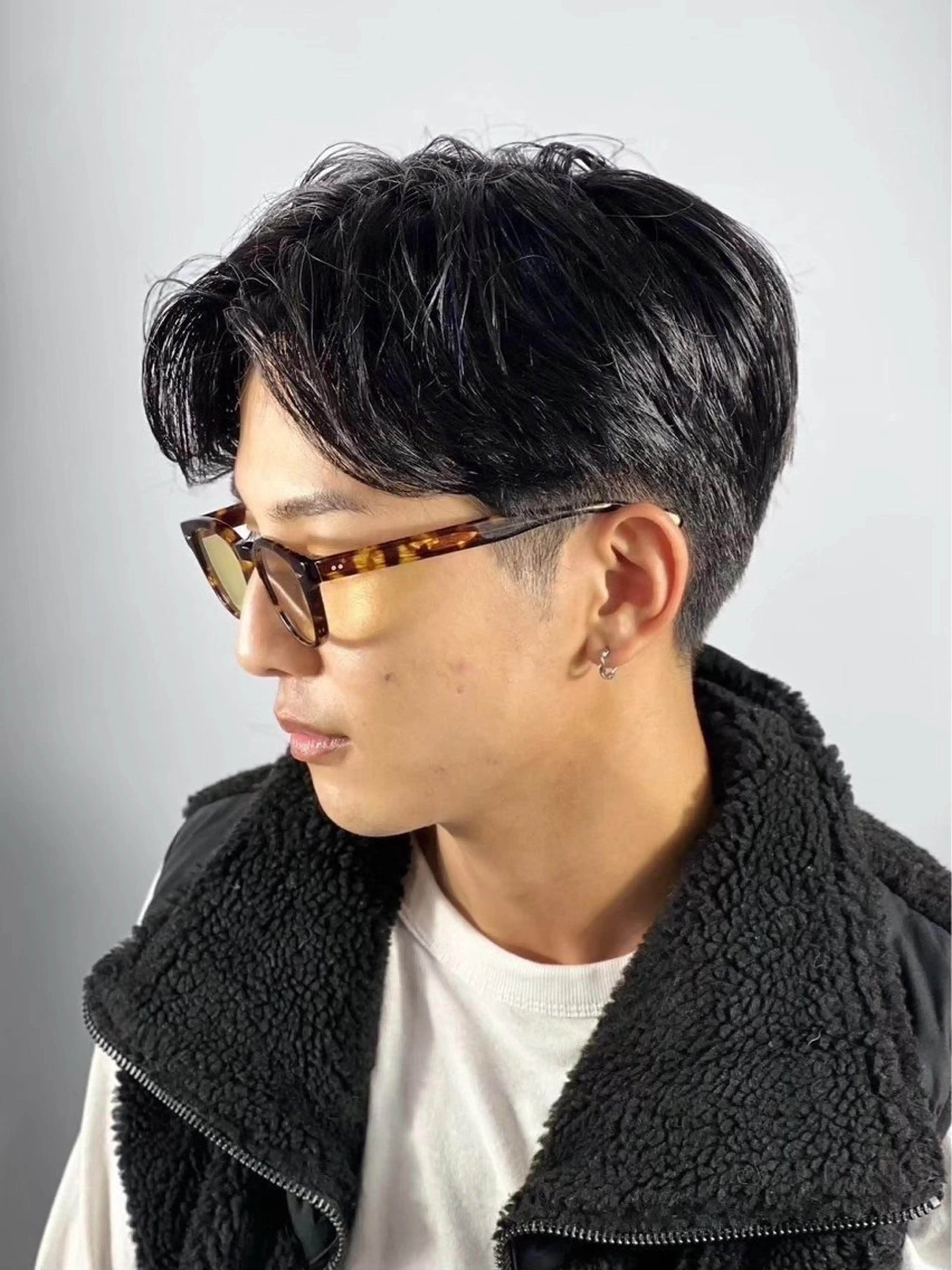 ミディアム ヒロ銀座barber shop 難波所属・つつみうち ふわりのヘアスタイル