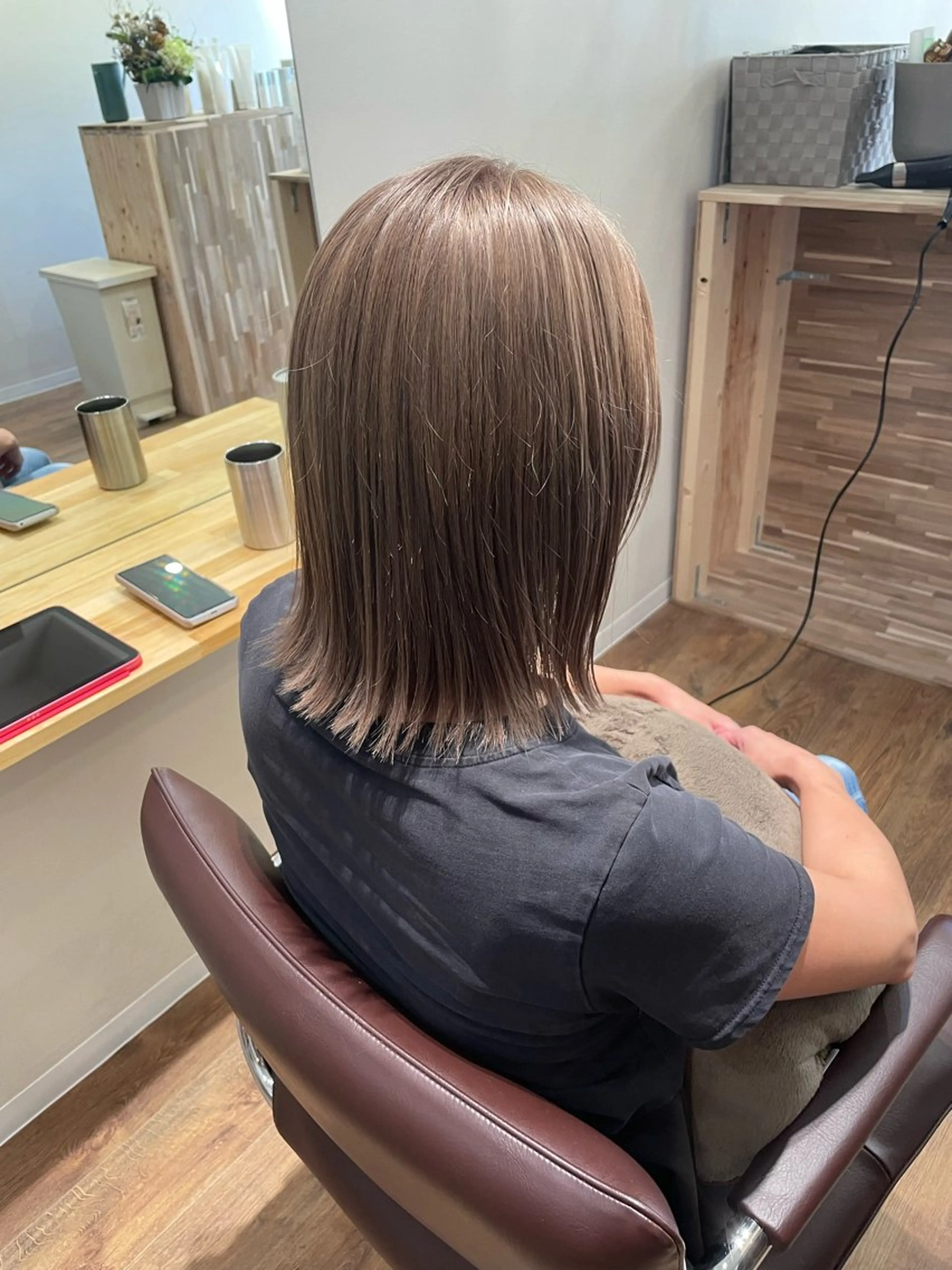 ミディアム R-ee-i HAIR SALON所属・田中 裕彬のヘアスタイル
