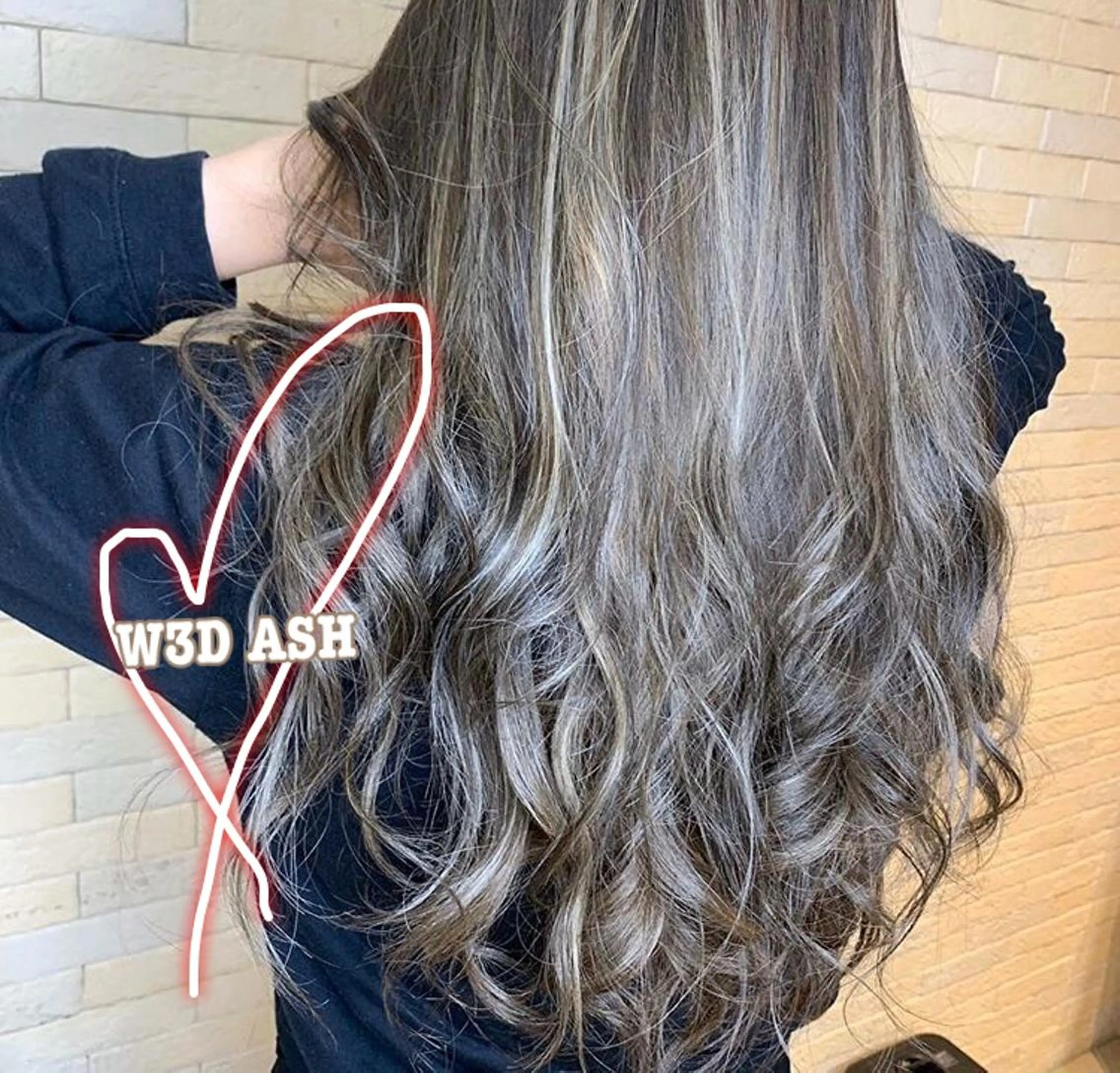 【💕透明感◎外国人風】ハイライトW３Dカラーの写真