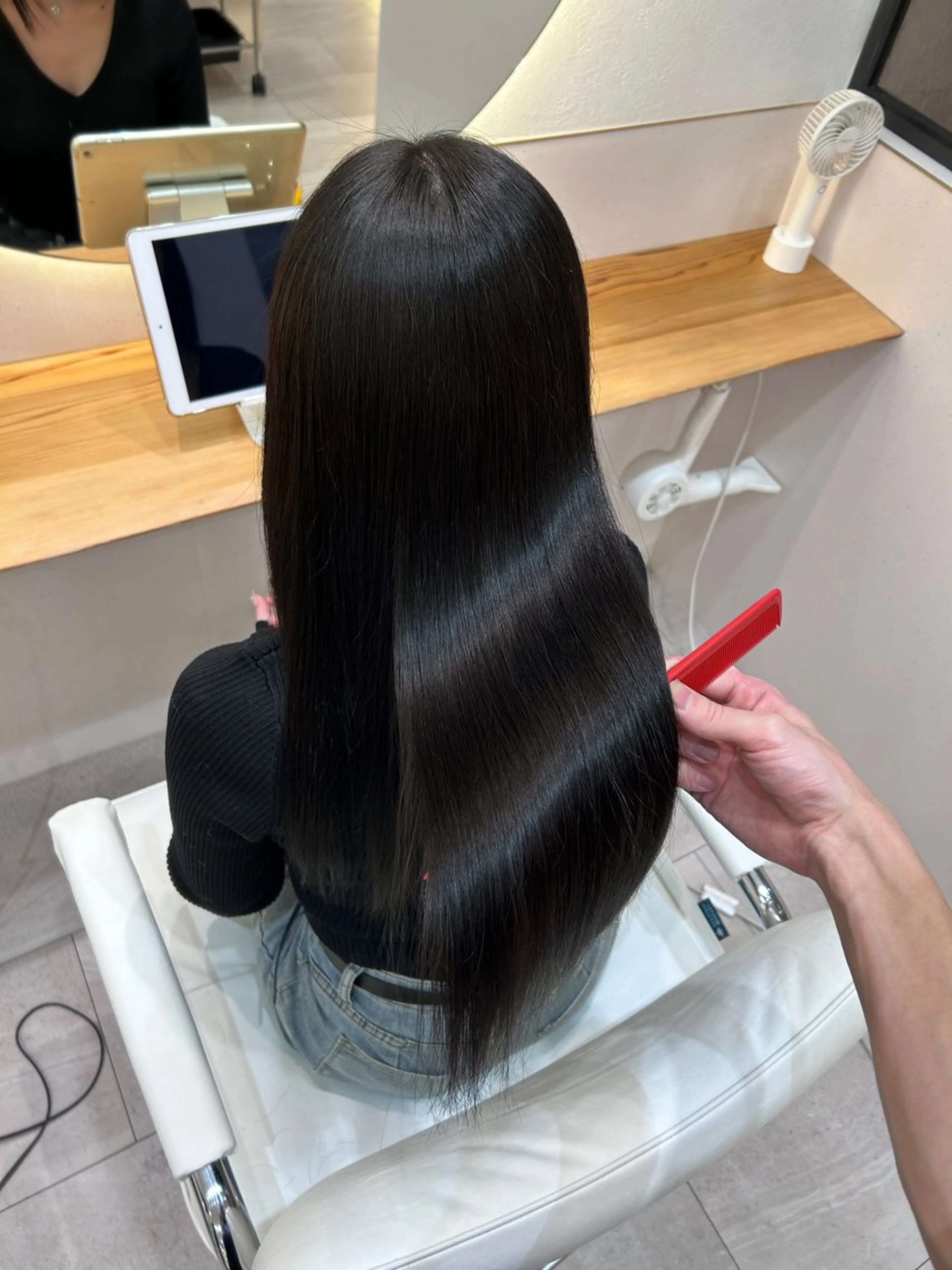 ロング 髪質改善 トリートメント トリートメント ボブ/レイヤーボブ/ 髪質改善/梶川 夏季のヘアスタイル