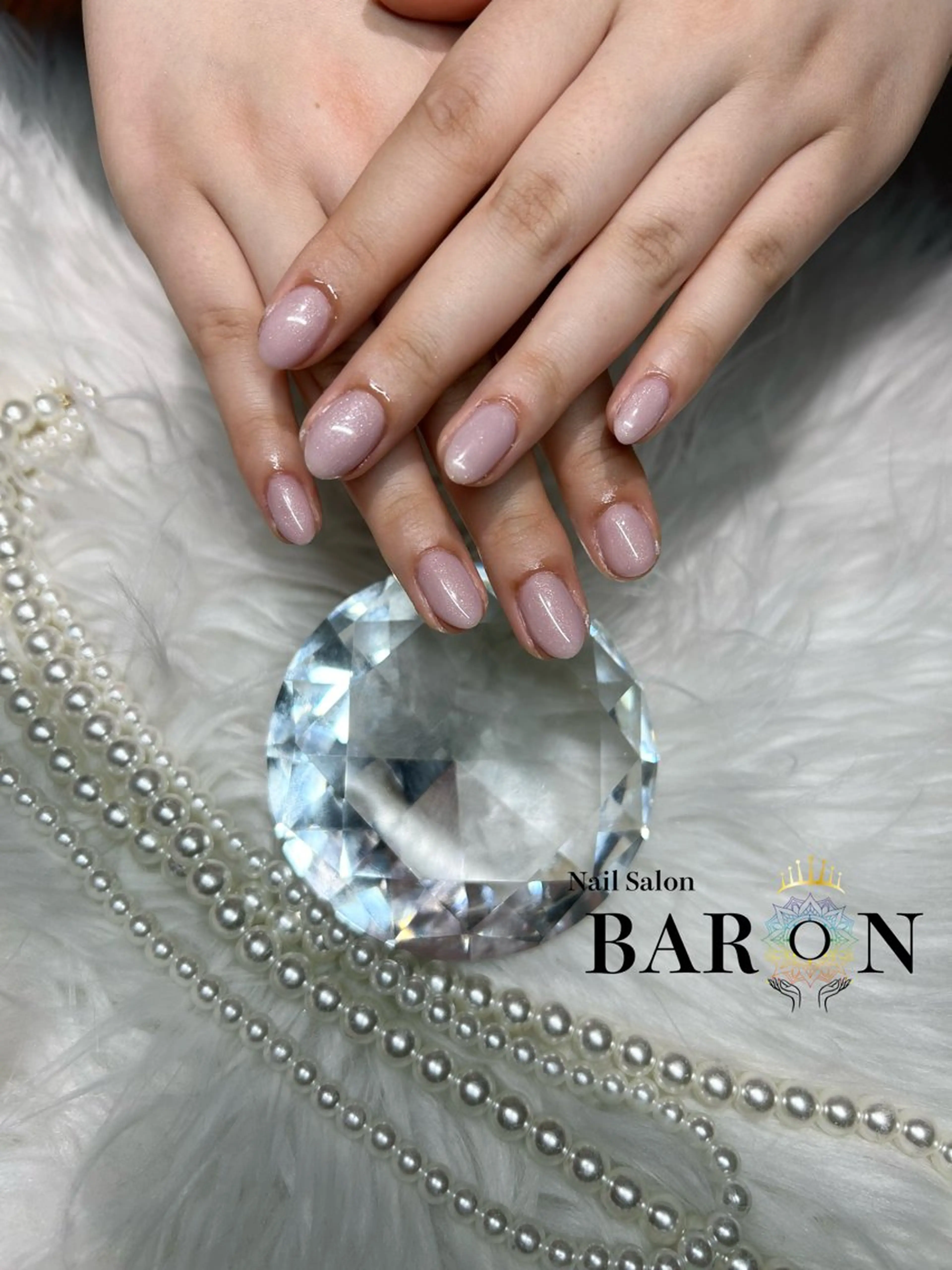 ネイル ワンカラーネイル BARON MEGUMIのネイルデザイン