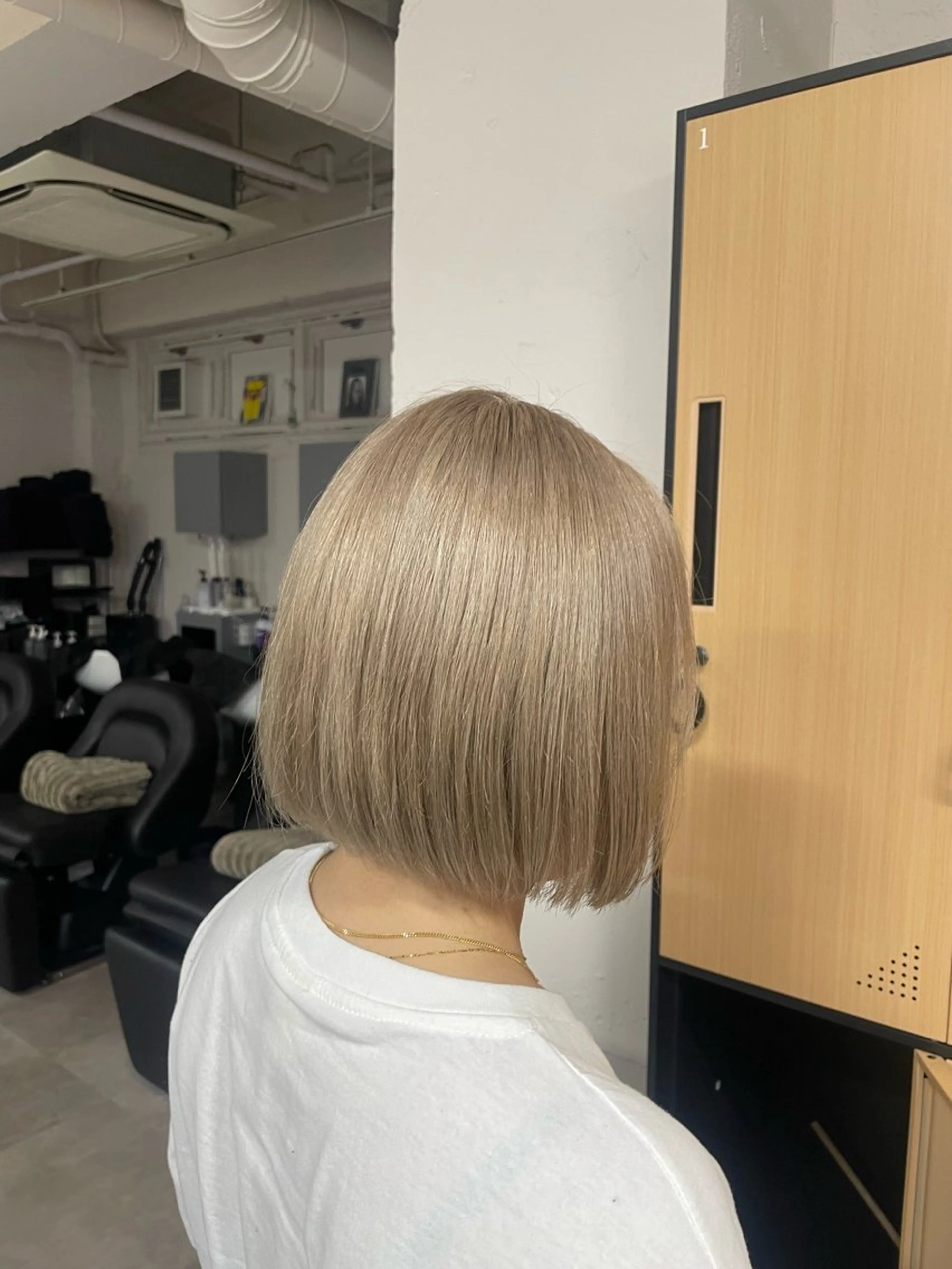 ショート ヘアカラー トリートメント tokute 中野真咲🐺のヘアスタイル