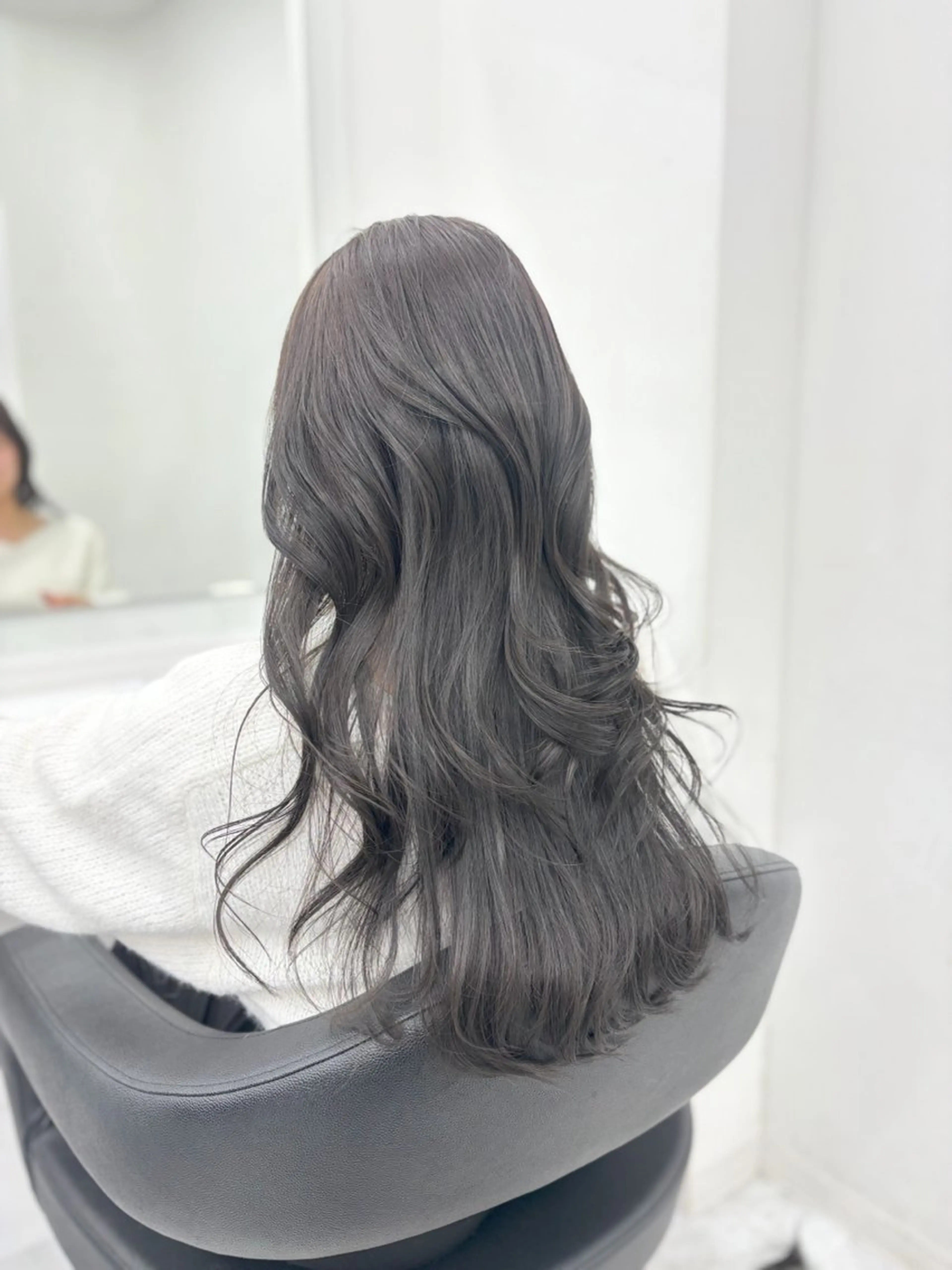 セミロング カラー 表参道ハッシュカット レイヤー/リノンのヘアスタイル