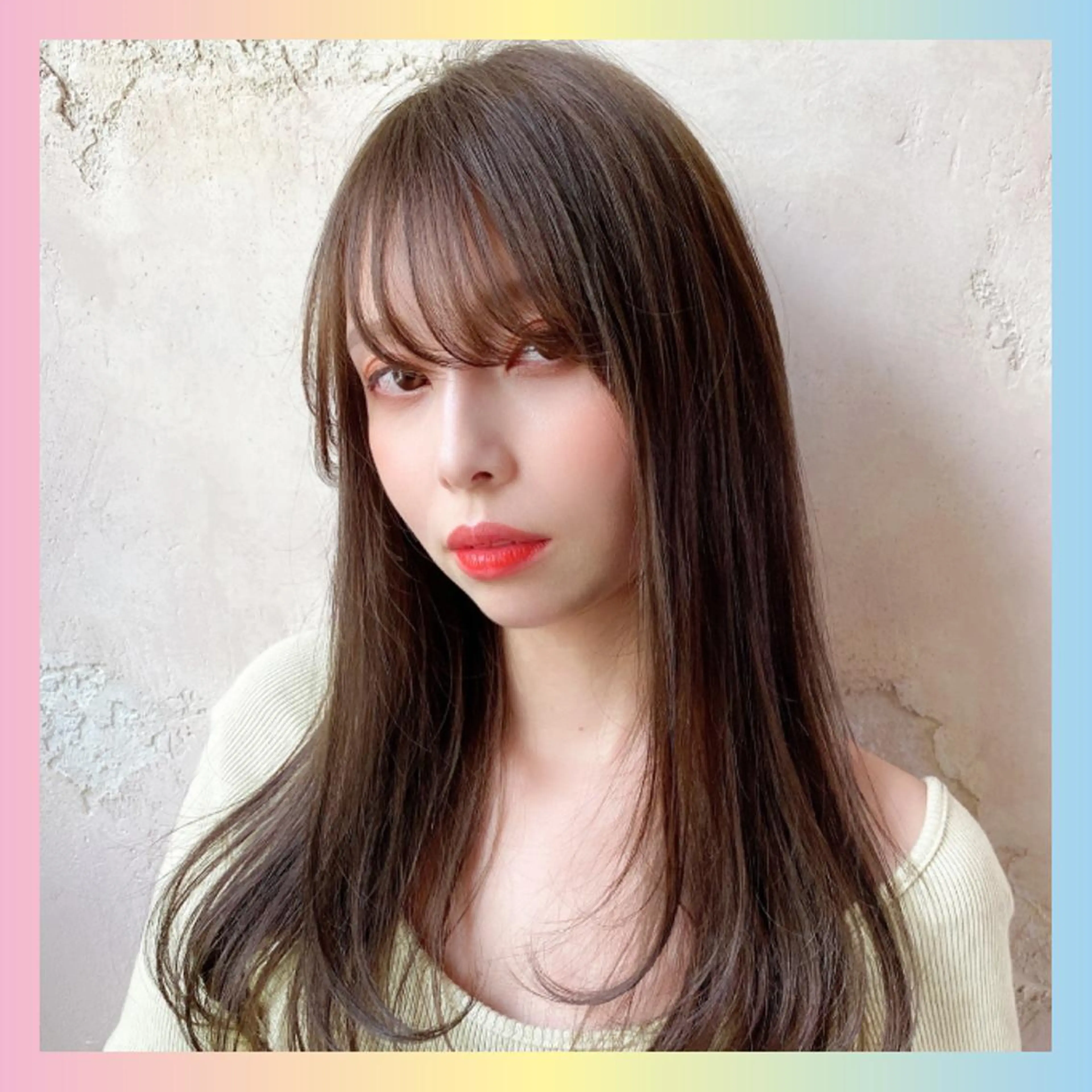 セミロング Lond jeloud 名古屋所属・髪質改善 の達人/杉原碧仁のヘアスタイル