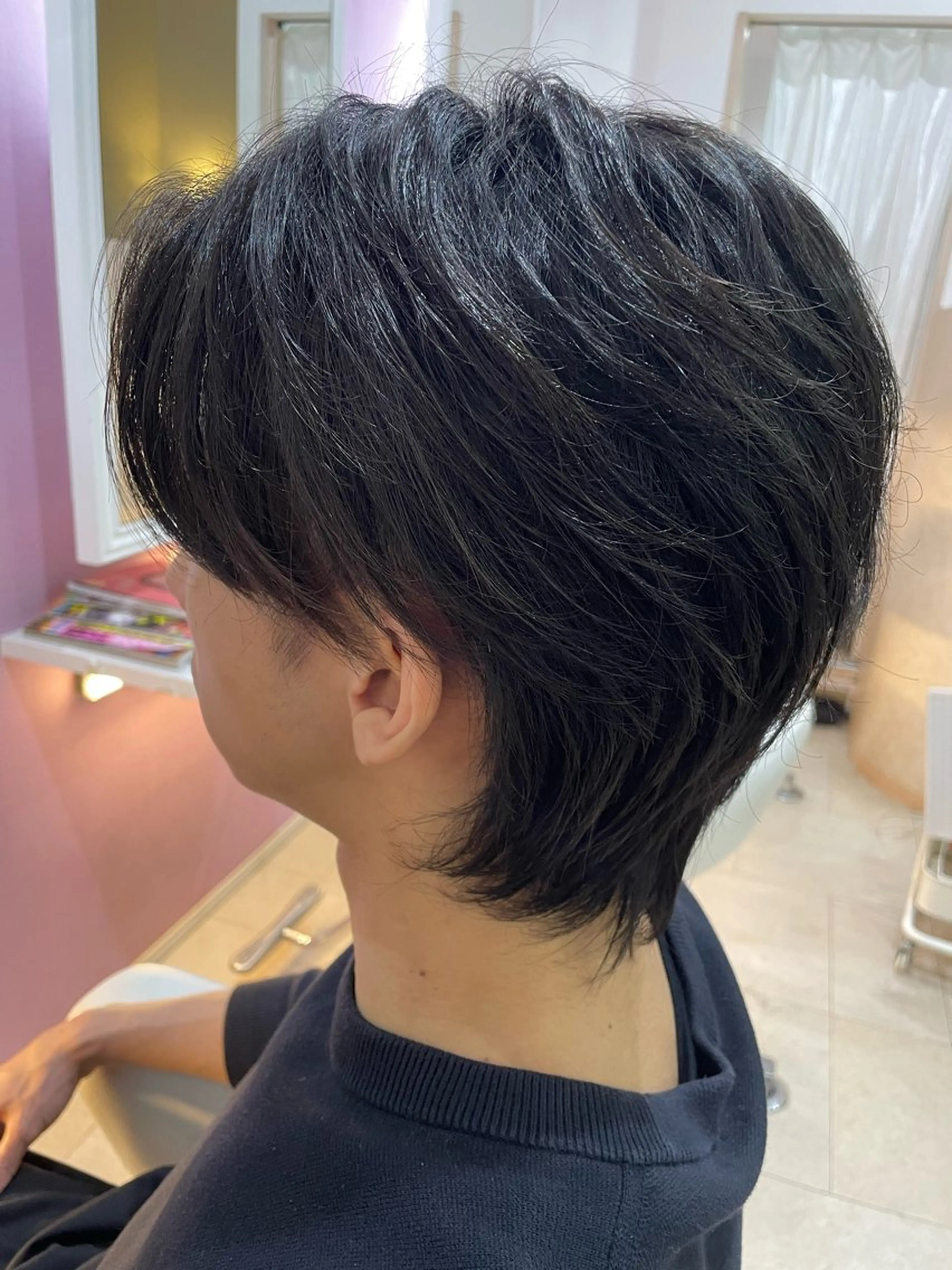 メンズ 加藤 亜実のヘアスタイル
