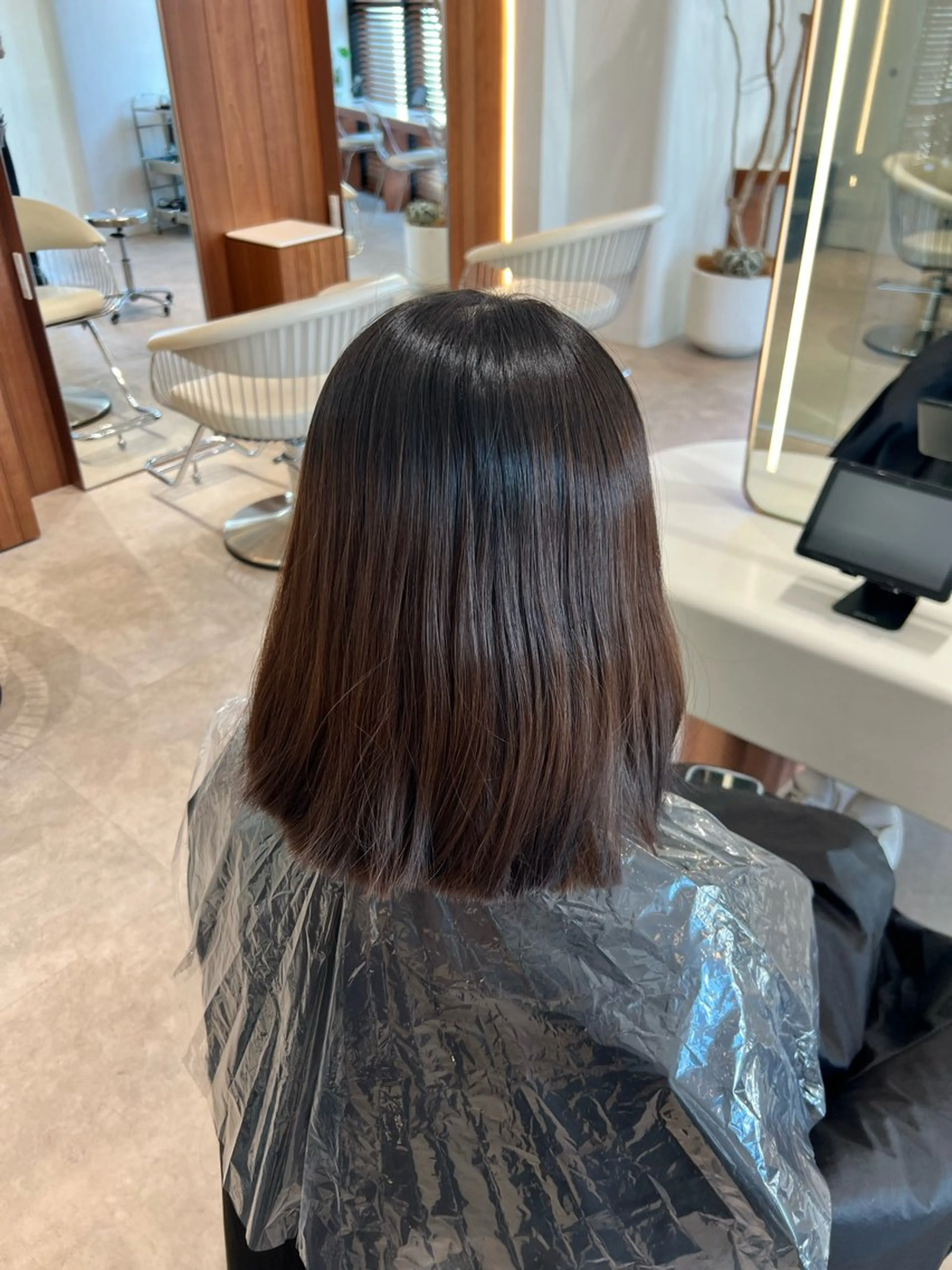 ミディアム カラー ✨髪質改善 縮毛矯正 艶髪 立川 コウキ✨のヘアスタイル