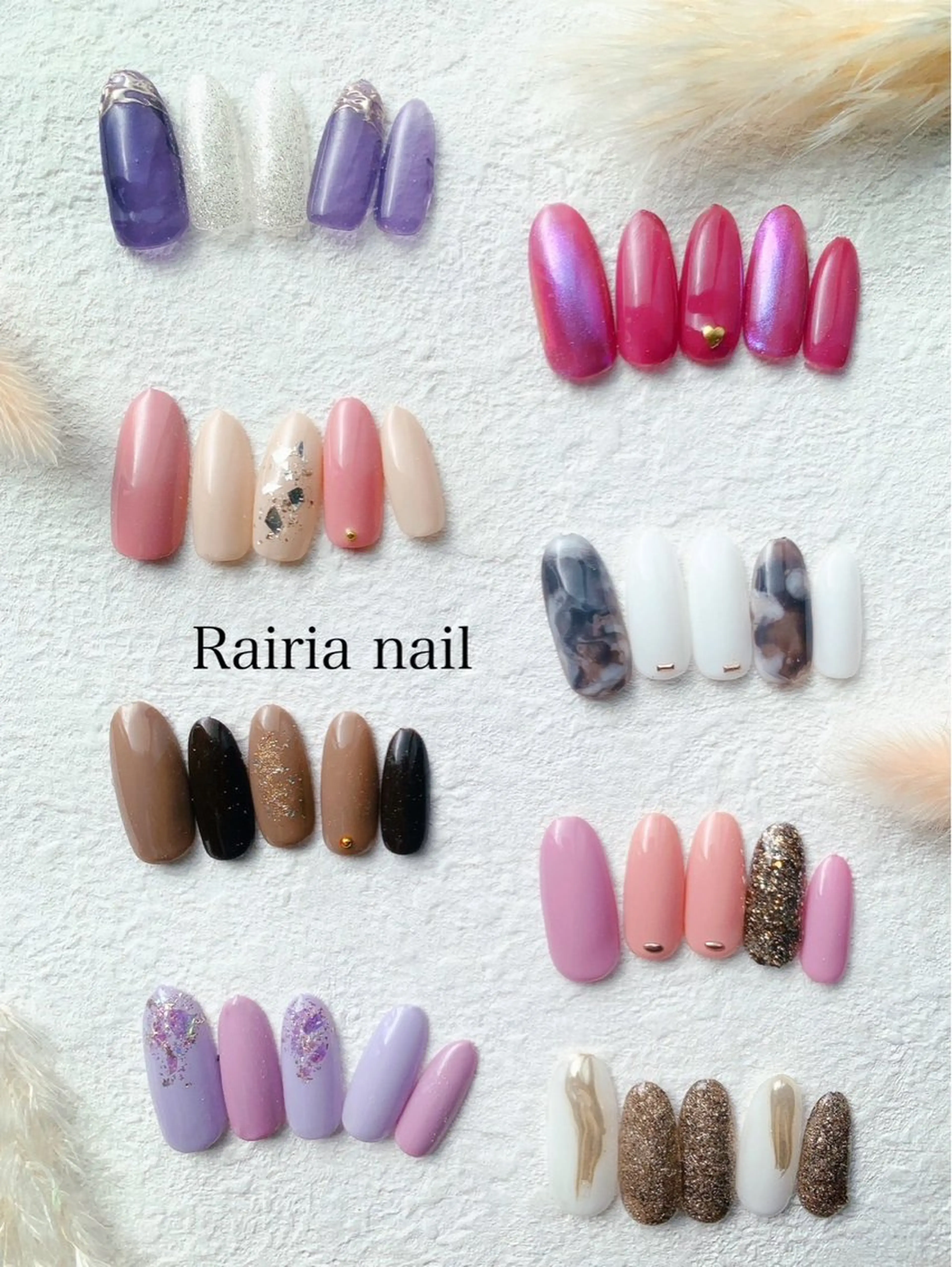 ネイル ジェルネイル パラジェル Rairia nail本八幡店のネイルデザイン
