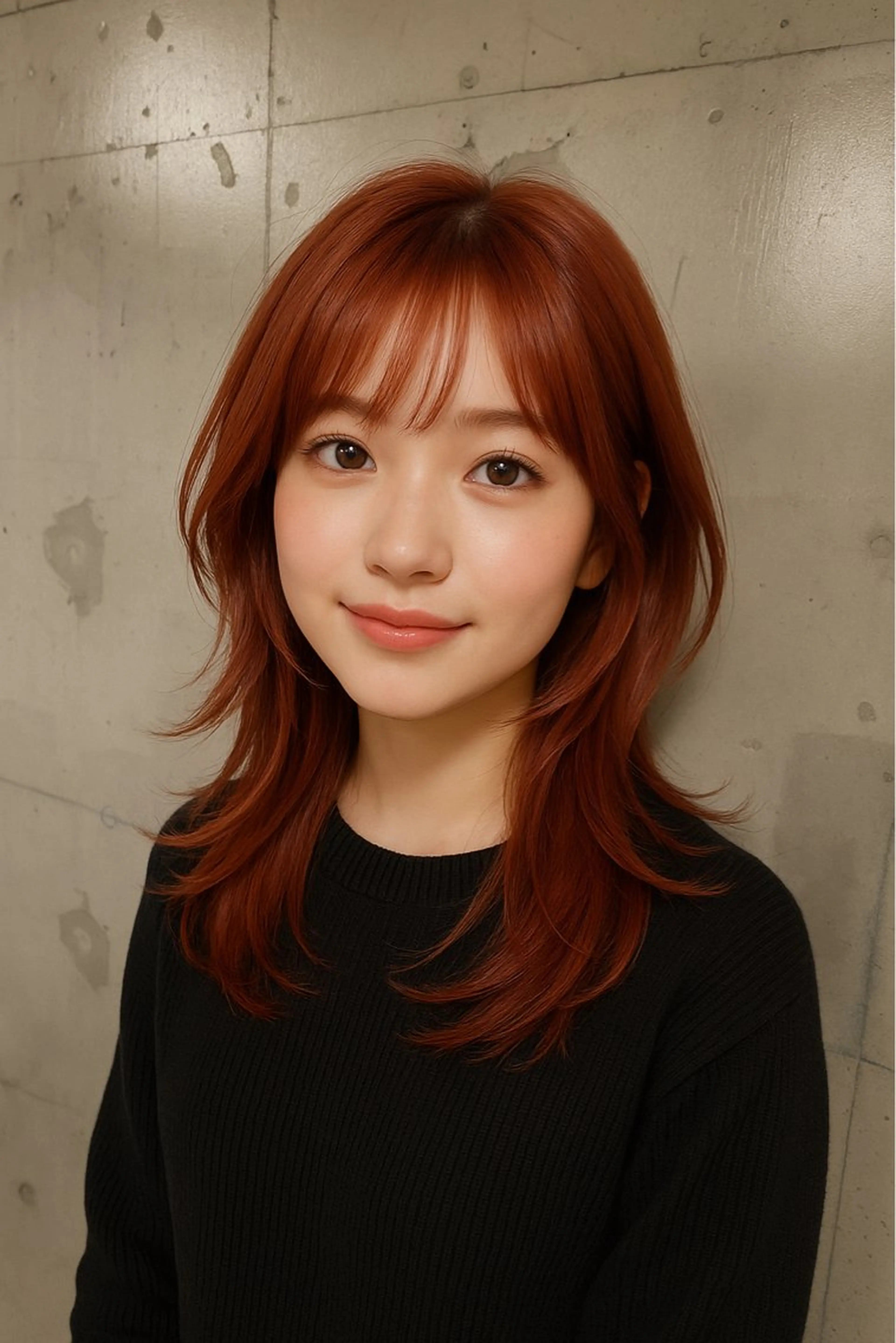 セミロング カラー パーマ olga所属・松尾謙佑【ハイライト LEDエクステ】のヘアスタイル