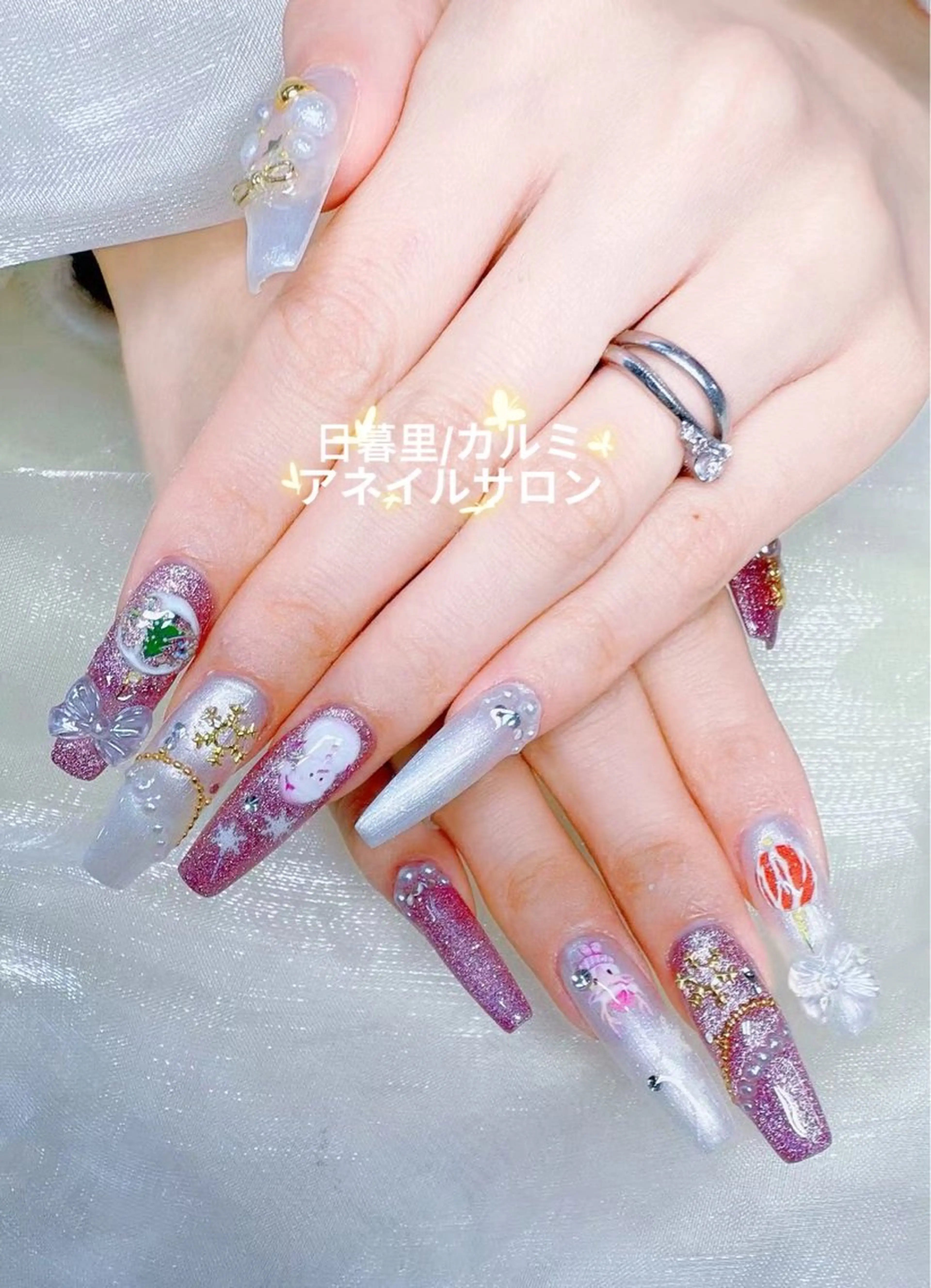 🌹自爪🌟持ち込みデザイン/90アートやり放題¥9,380の写真