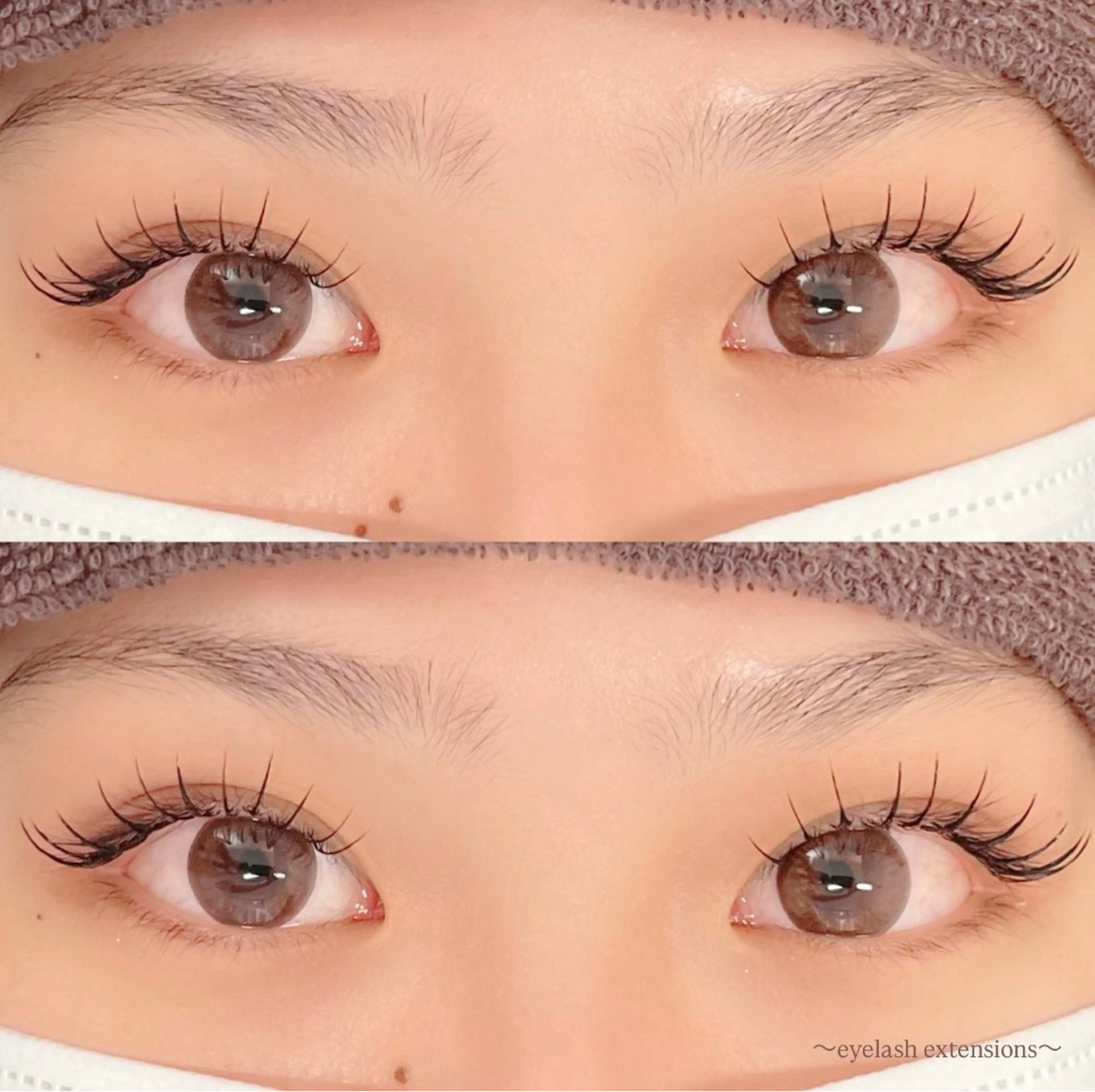 マツエク・マツパ フラットラッシュ ゴージャス マツエク 田村 莉子のマツエク・マツパデザイン