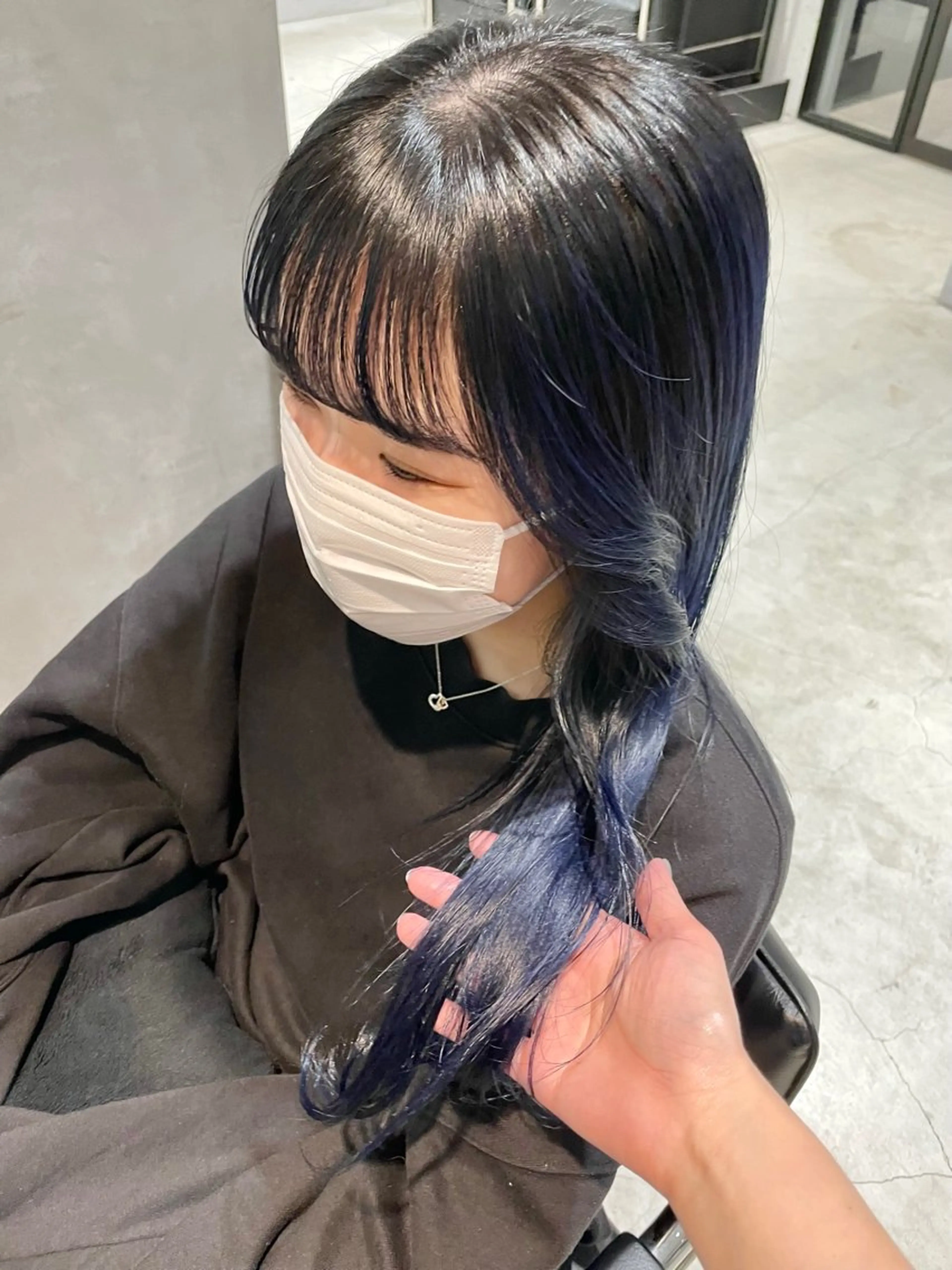 ロング カット ヘアカラー トリートメント miku 🍑髪質改善サロンのヘアスタイル