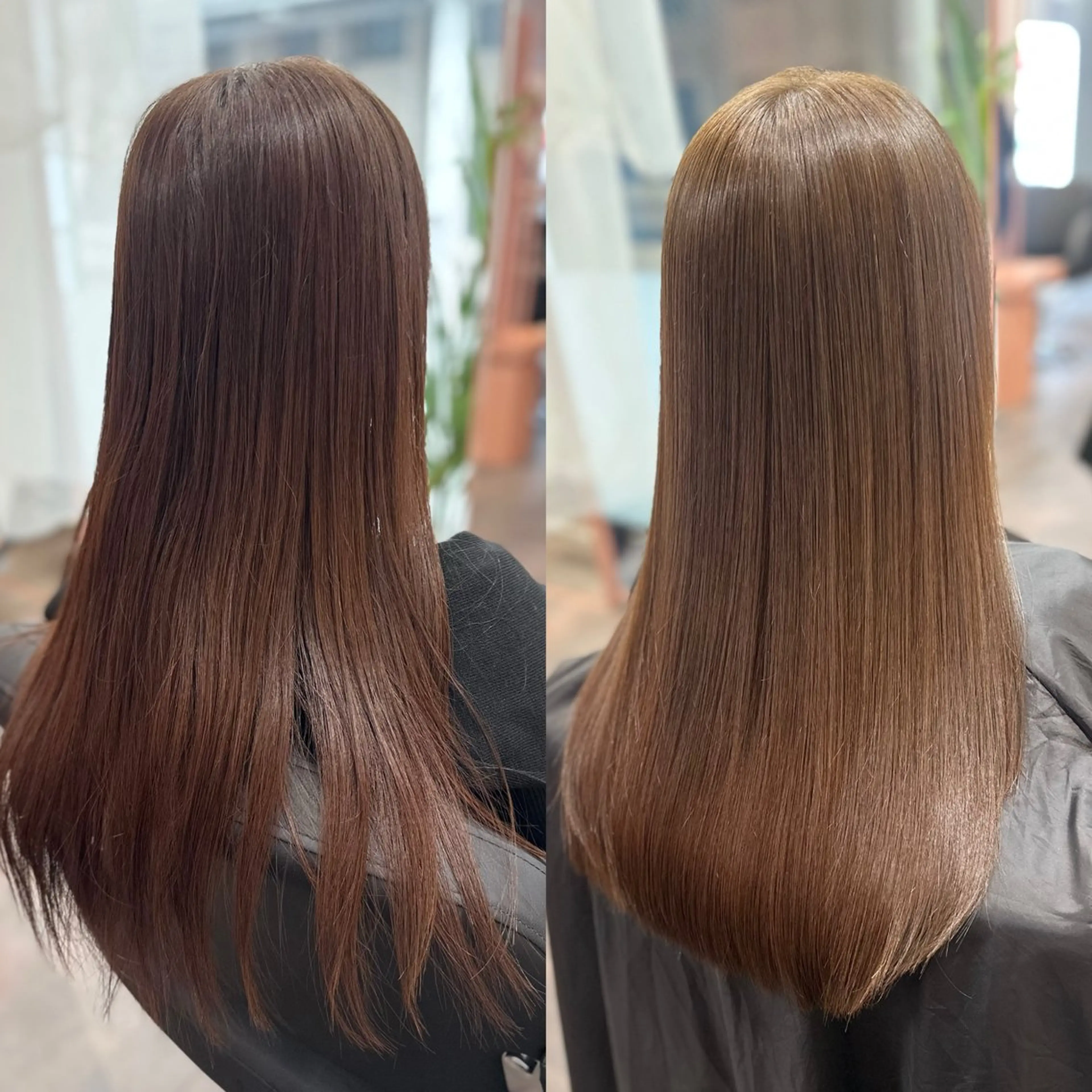 ロング カラー パーマ 縮毛矯正 ヘアカラー 縮毛矯正 トリートメント 【髪質改善特化】 tamのヘアスタイル