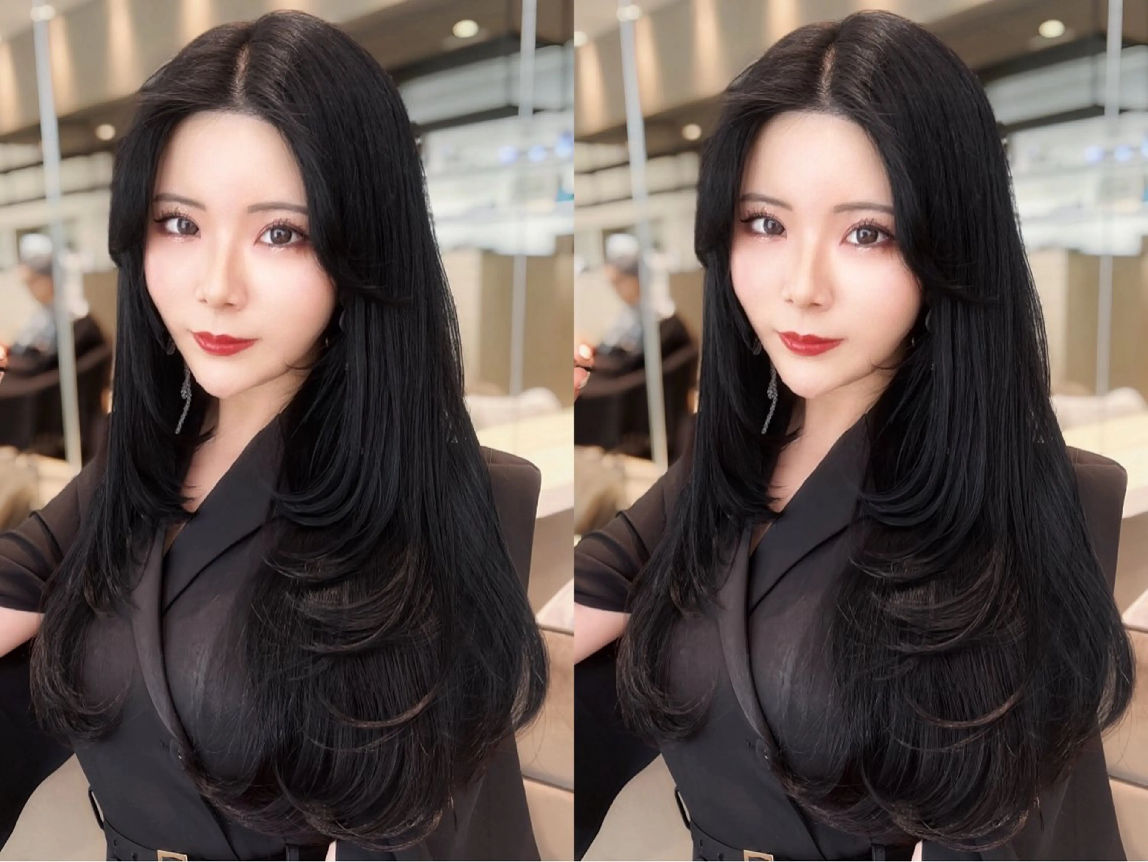 ロング カラー 韓国レイヤー/ボブ 髪質改善/TAKAのヘアスタイル