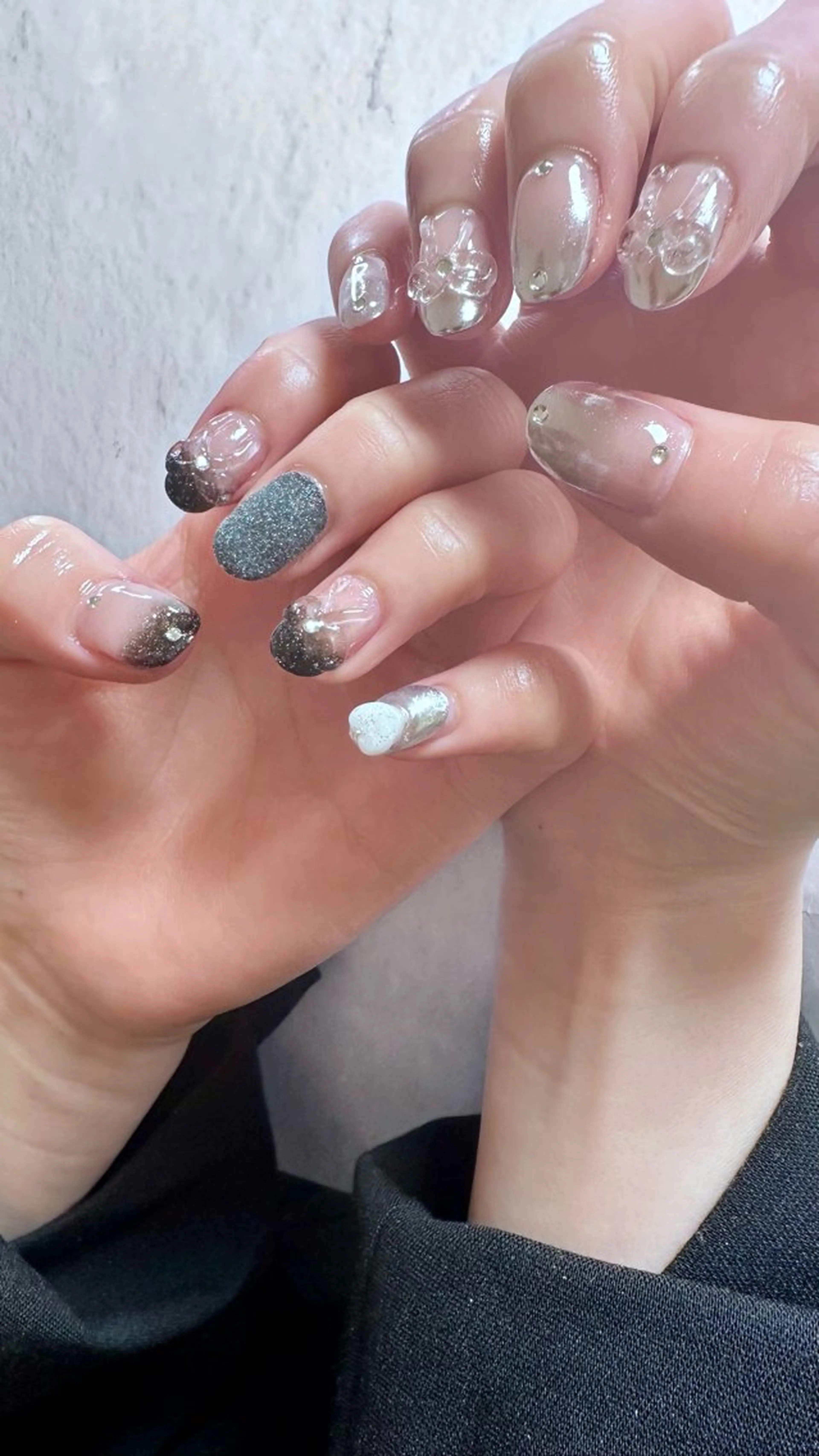 ネイル ニュアンスネイル ハンドネイル ハンドケア Atelier Ariのネイルデザイン
