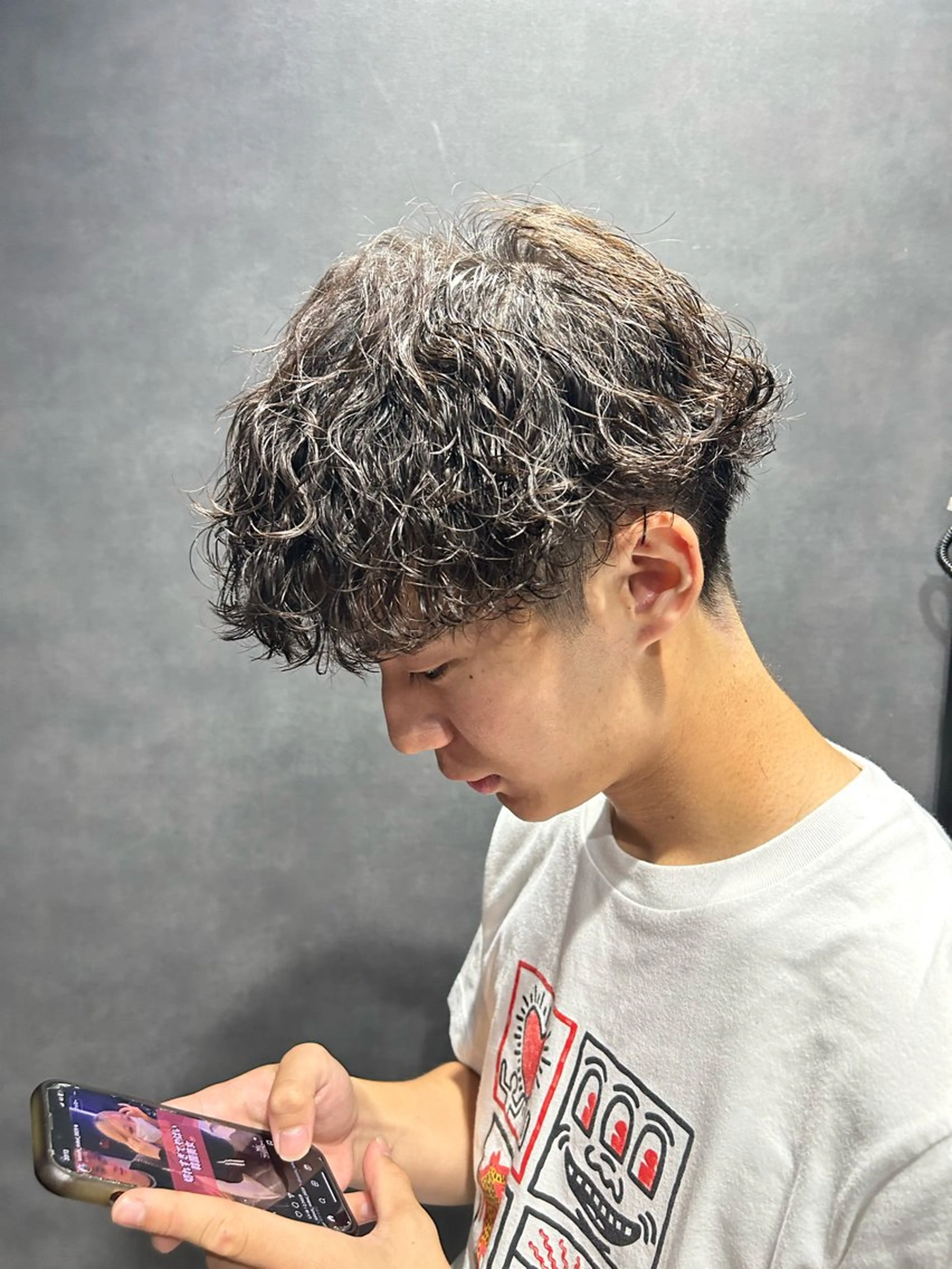 ショート パーマ メンズ メンズパーマ ⚡️メンズ特化⚡️ RYUKIのヘアスタイル