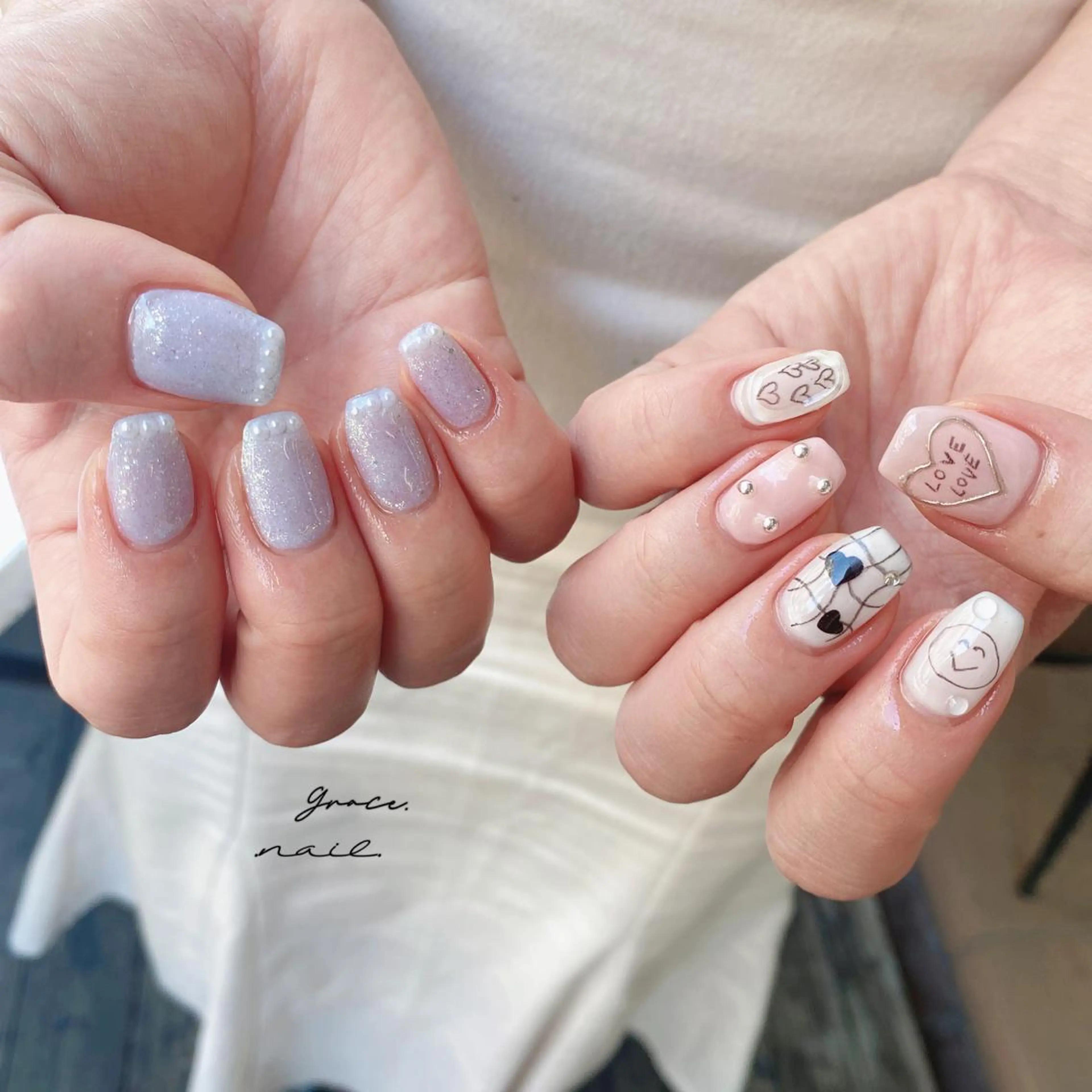 ネイル ハンドネイル ☆*｡Grace Nail｡*☆のネイルデザイン