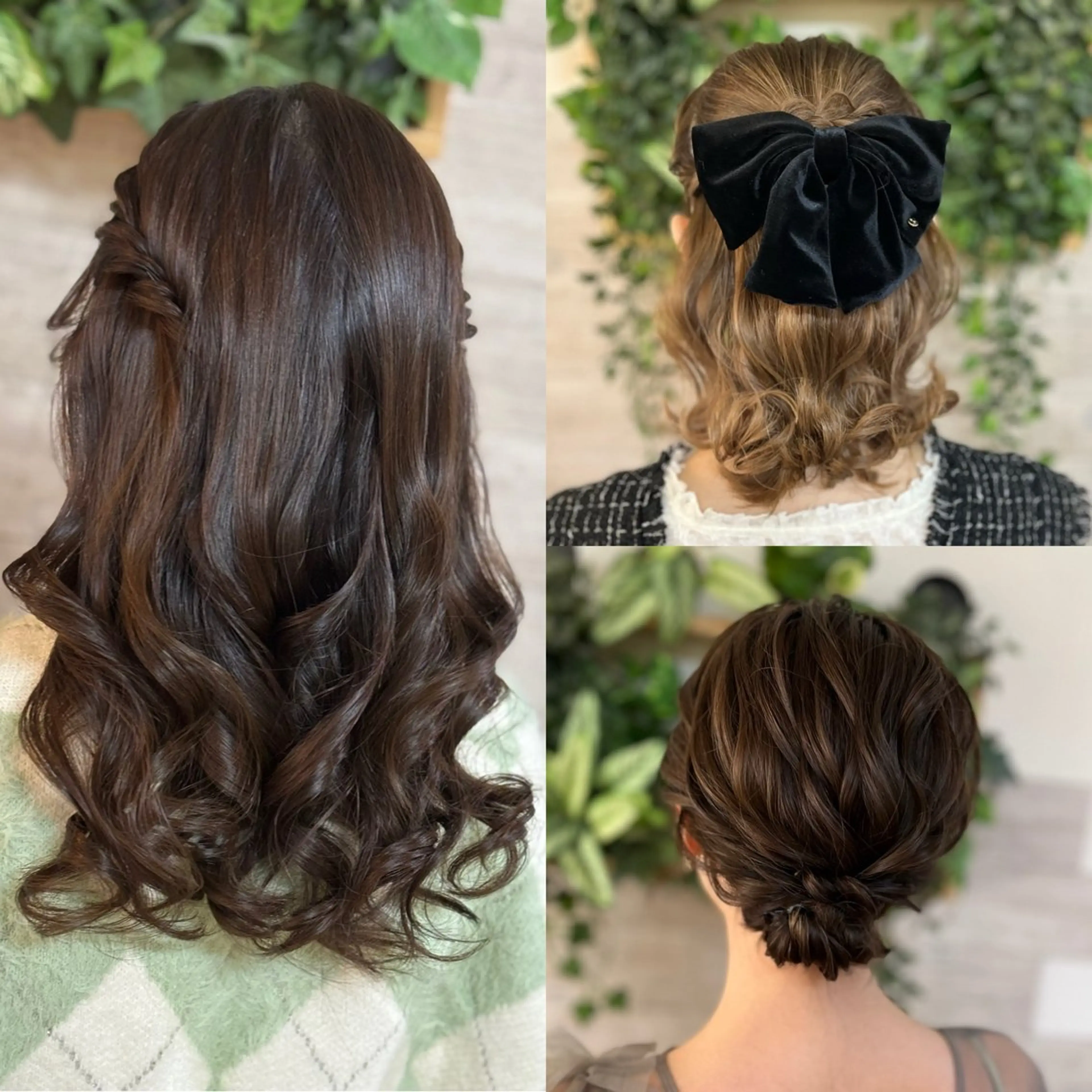 セミロング ヘアアレンジ ヘアメ/着付け 清水玲歌のヘアスタイル