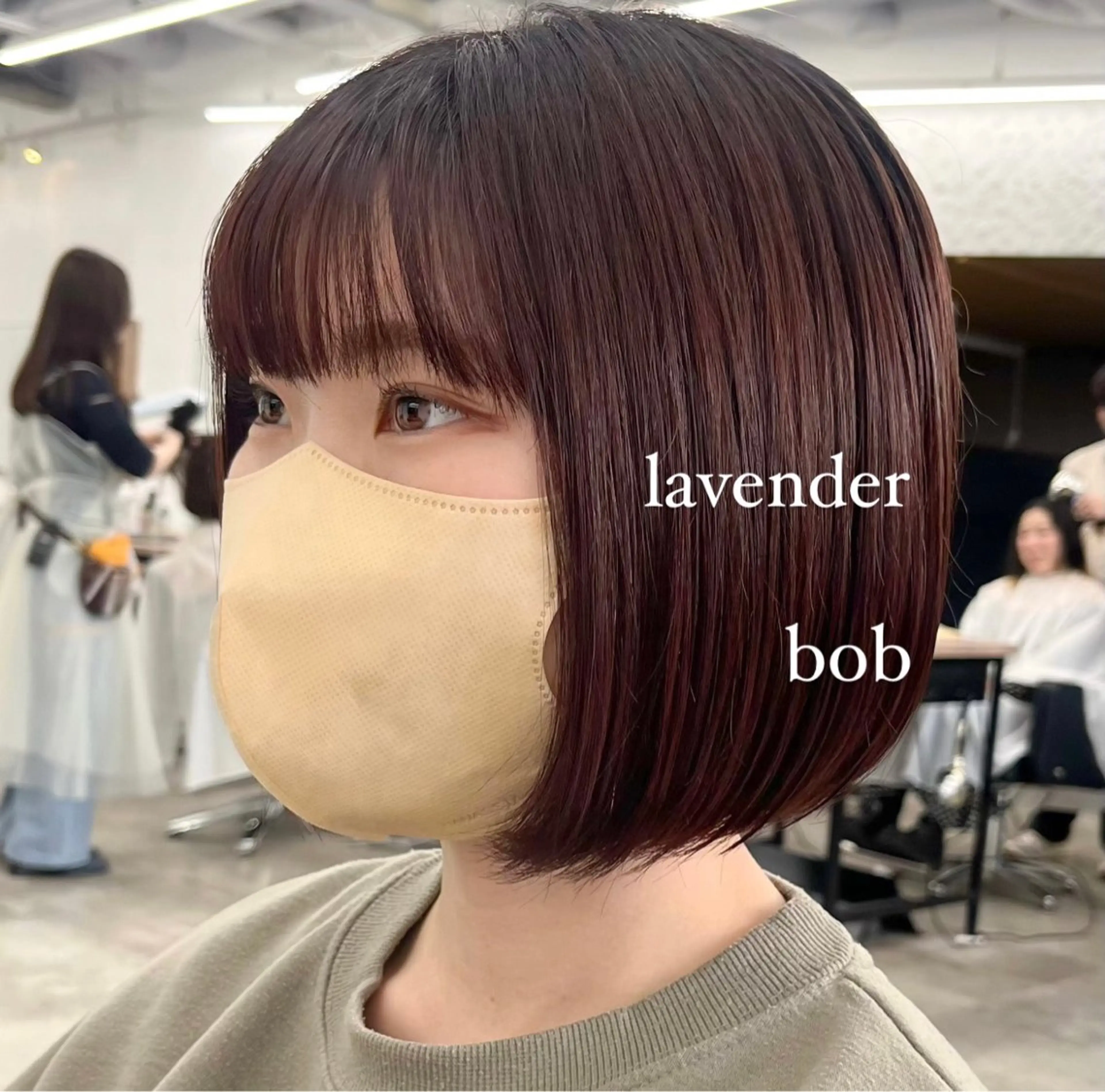 ショート カラー カット ヘアカラー トリートメント 暖色/艶髪/ボブ/ ミディアム/Ayaのヘアスタイル