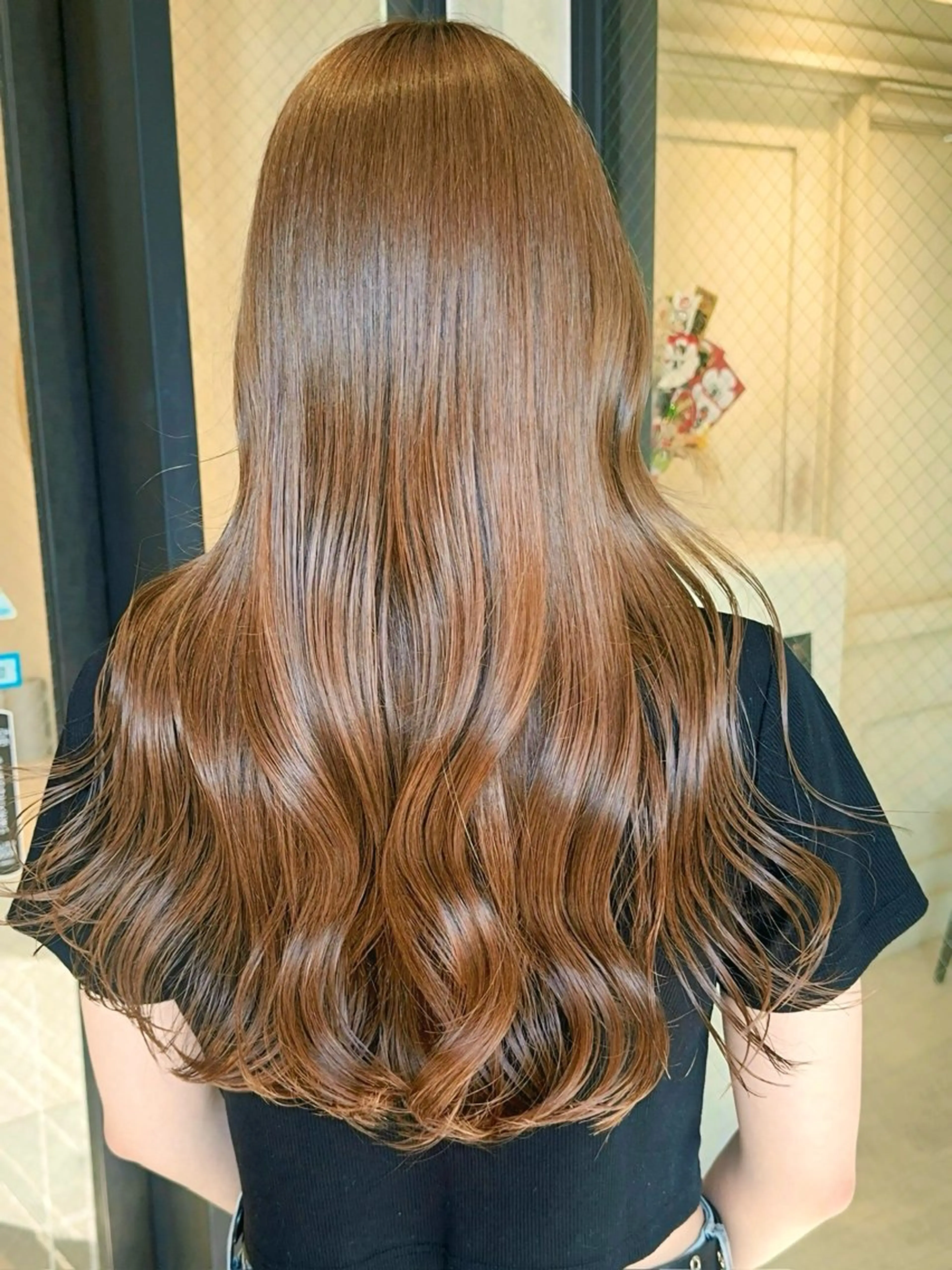 ロング カラー カット ヘアカラー トリートメント 透明感カラー/ kazusaのヘアスタイル