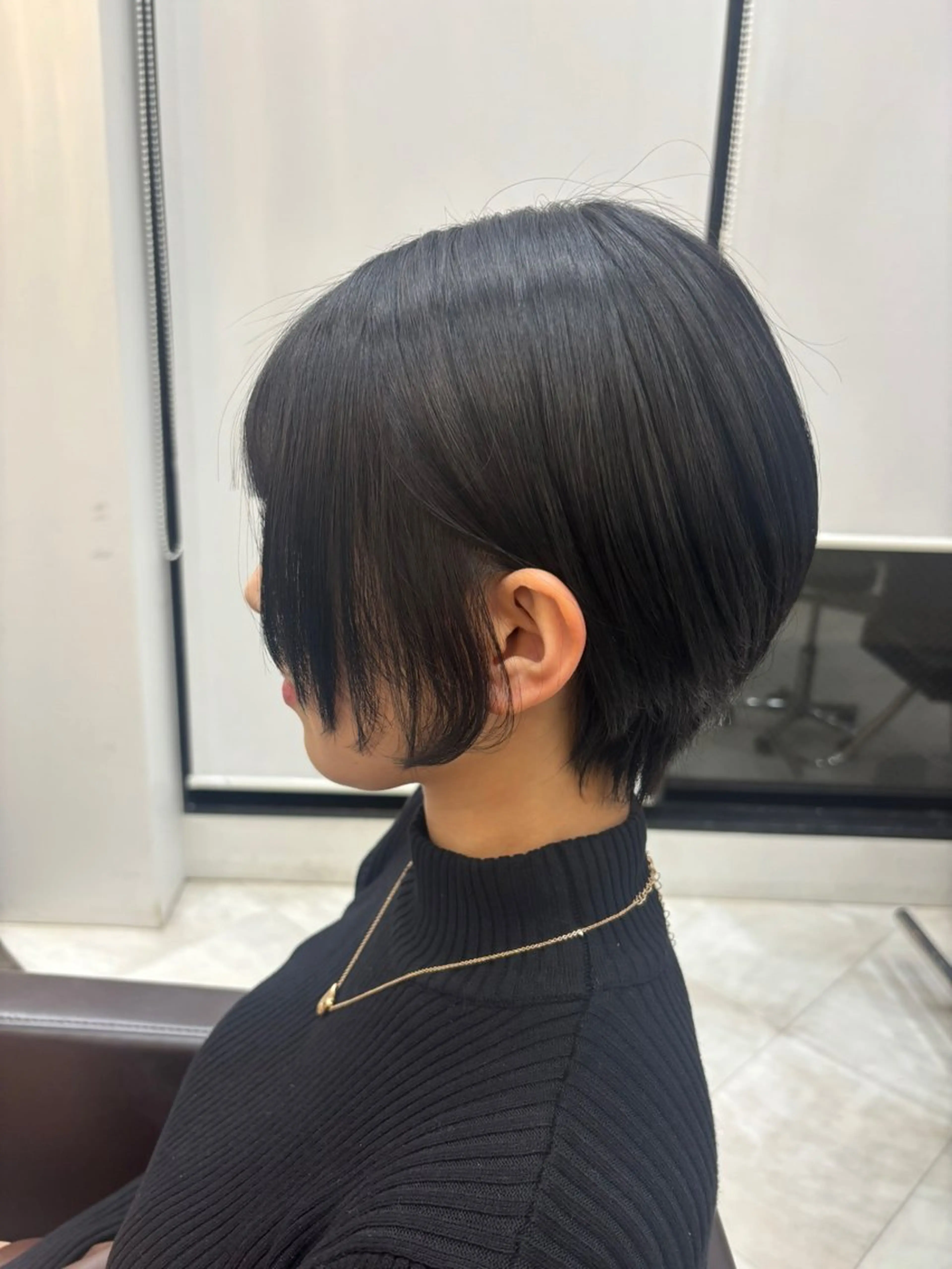 ショート 顔まわりレイヤー 顔周りカット レイヤーカット ショートヘア REM青葉台所属・REM青葉台 きたじまのヘアスタイル