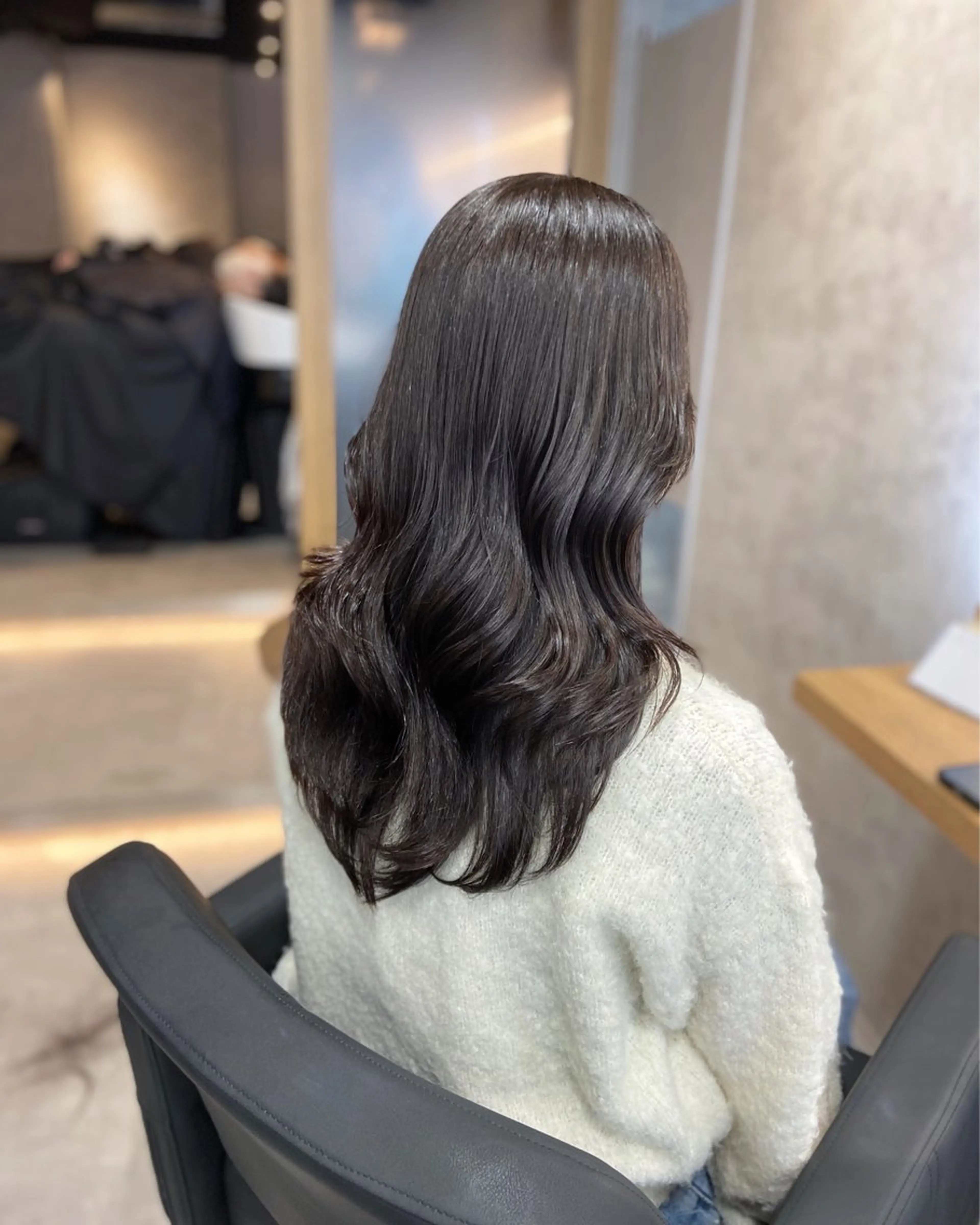 ロング カラー ヘアアレンジ レイヤー×透明感カラ ーHAYATOのヘアスタイル