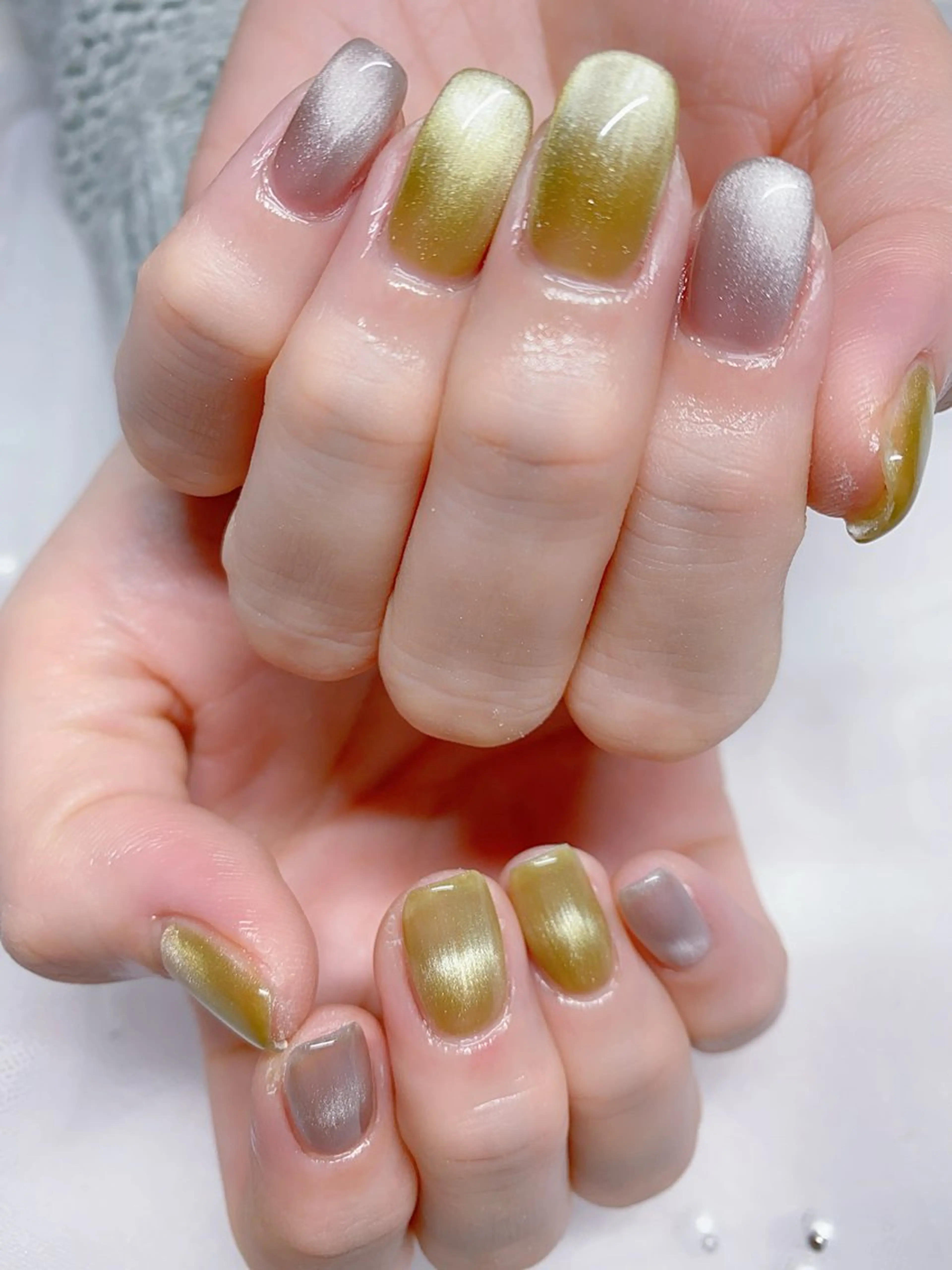 ネイル マグネットネイル ハンドネイル Jasmine nailsalon所属・ジャスミン ネイルサロンのネイルデザイン