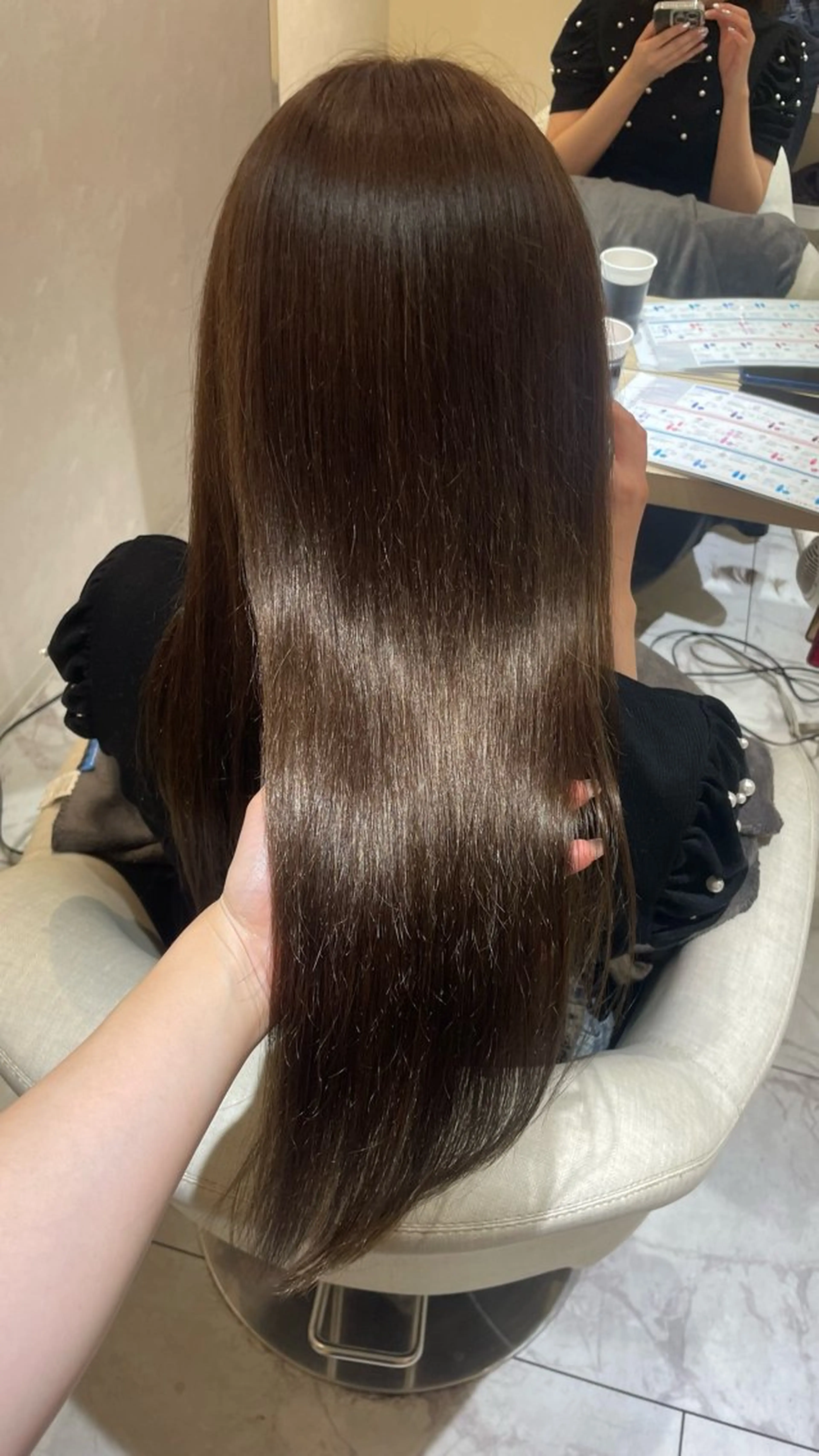ロング youres hair 日吉所属・マホ ꕀワンホンꕀガーリーのヘアスタイル
