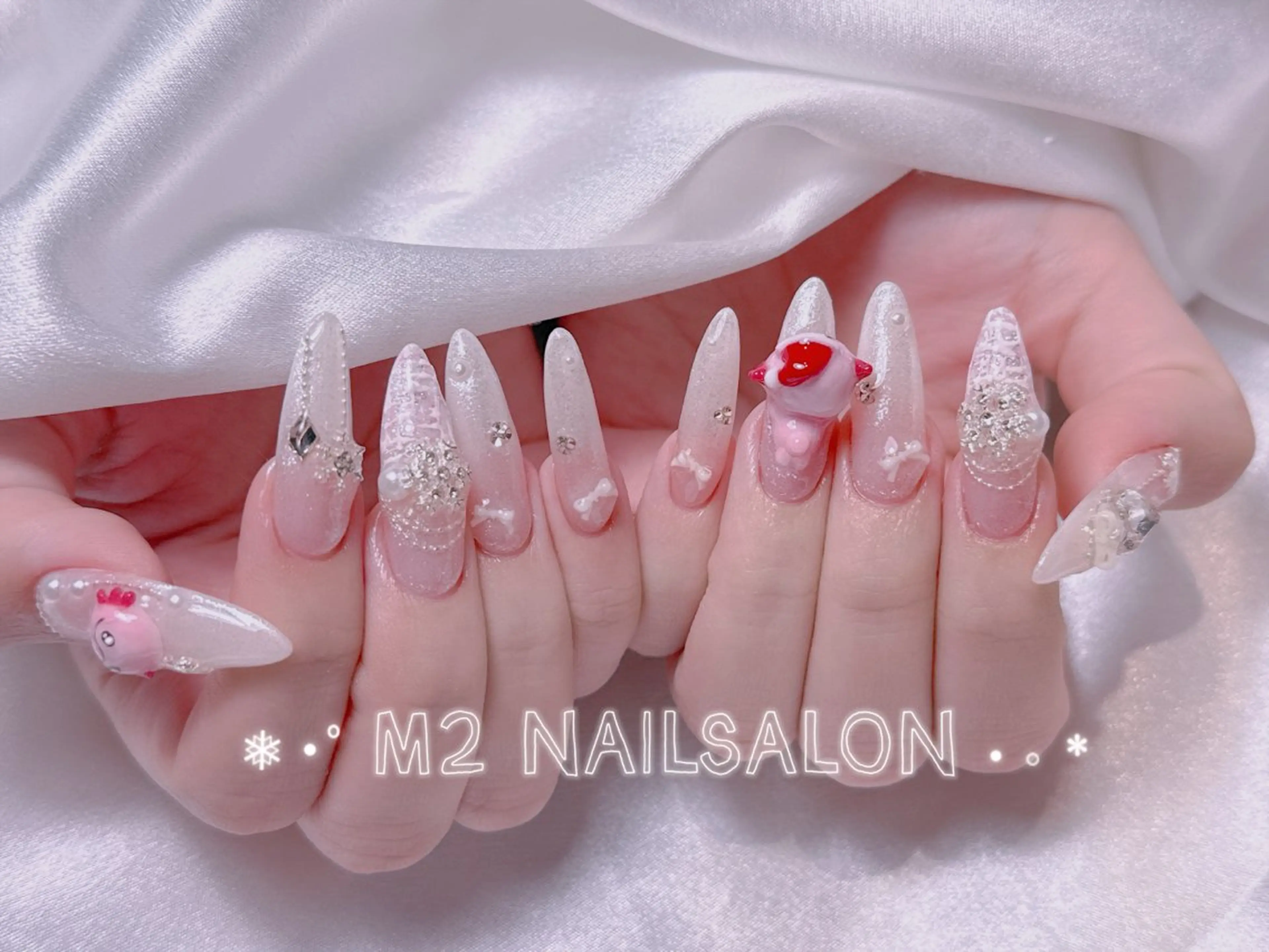 ネイル ハンドネイル 長さだし専門店 M2 rikaのネイルデザイン