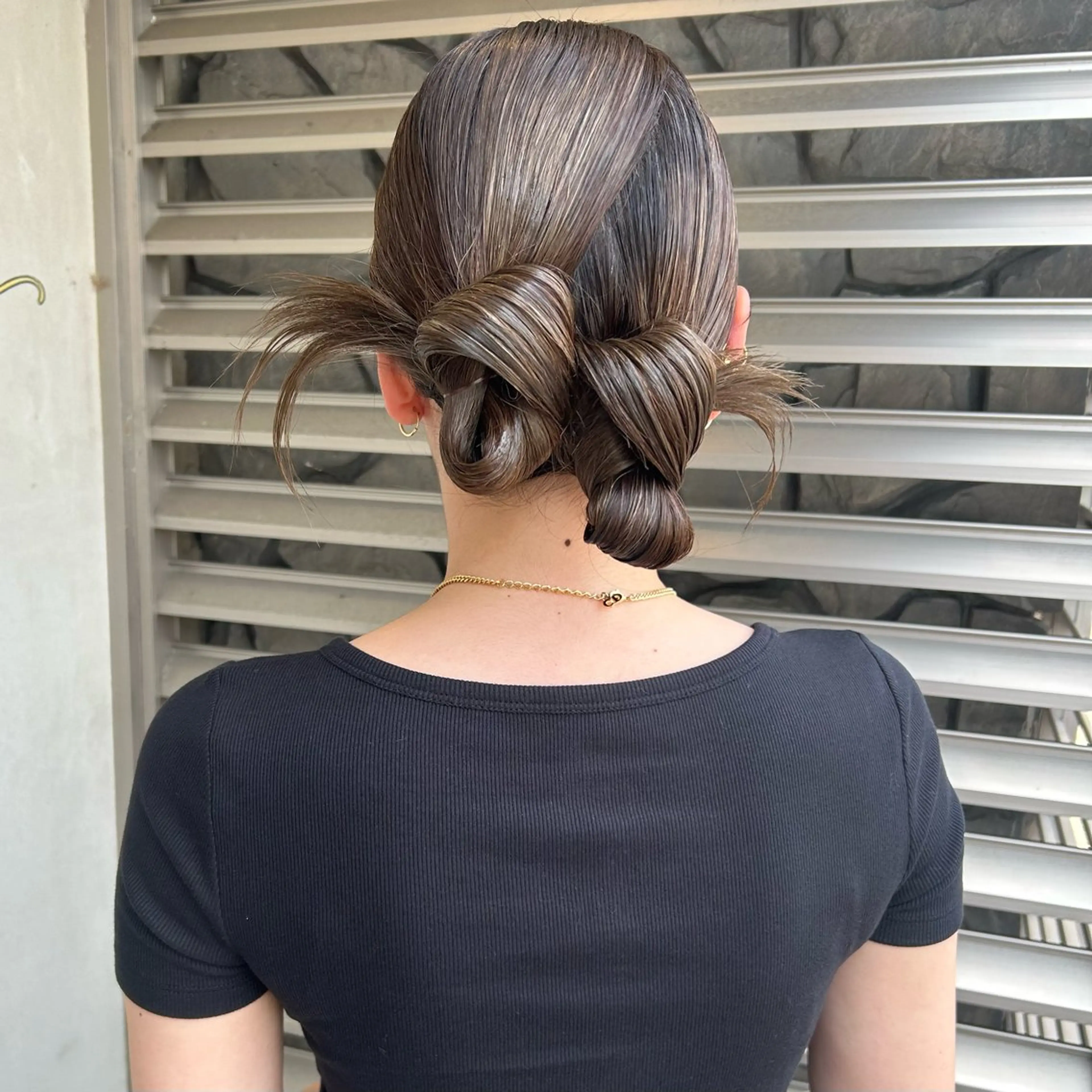 セミロング ヘアアレンジ kyoka .のヘアスタイル