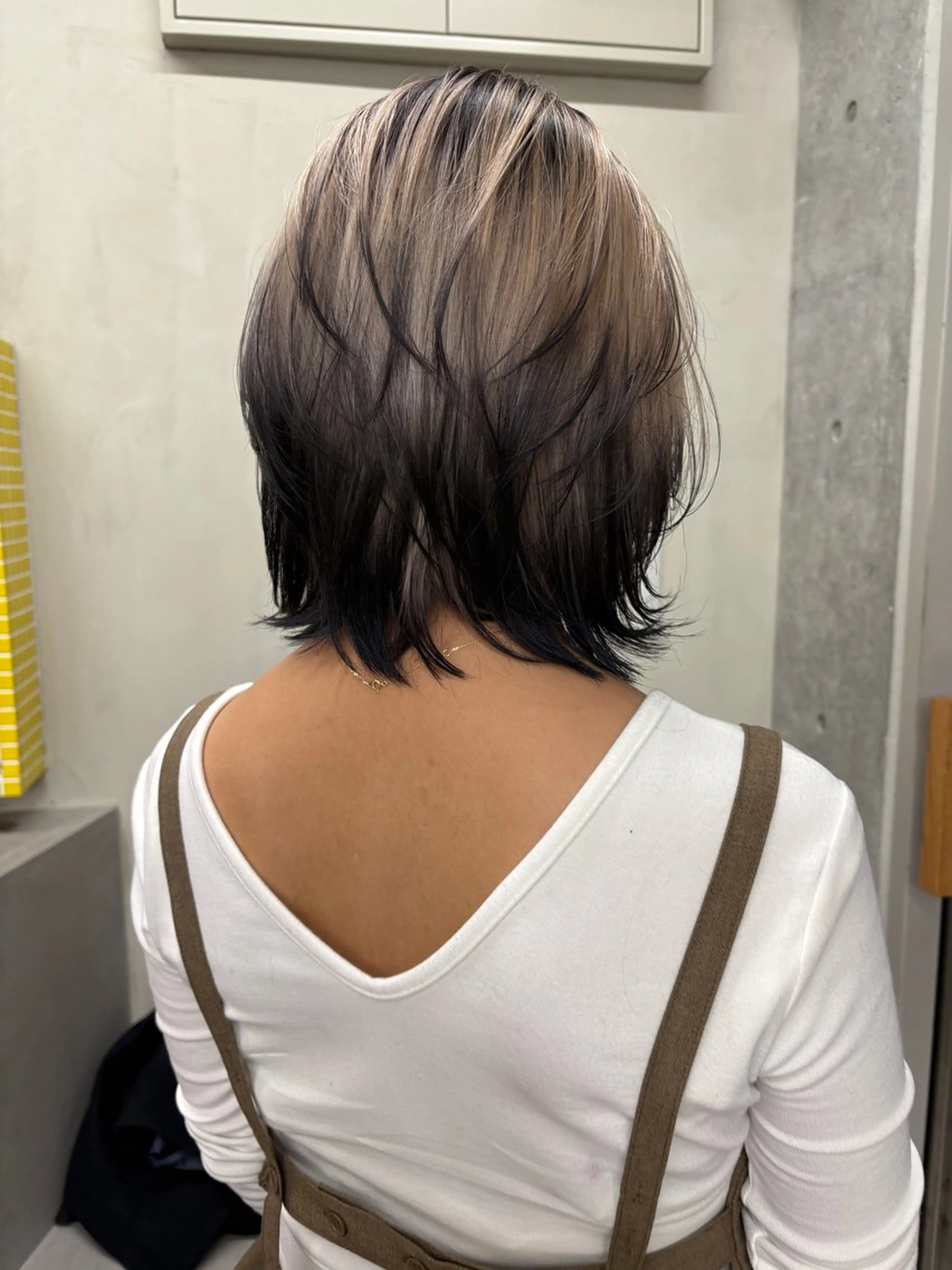 ミディアム カラー カット ヘアカラー トリートメント yuuna/ ハッシュカット🎀のヘアスタイル