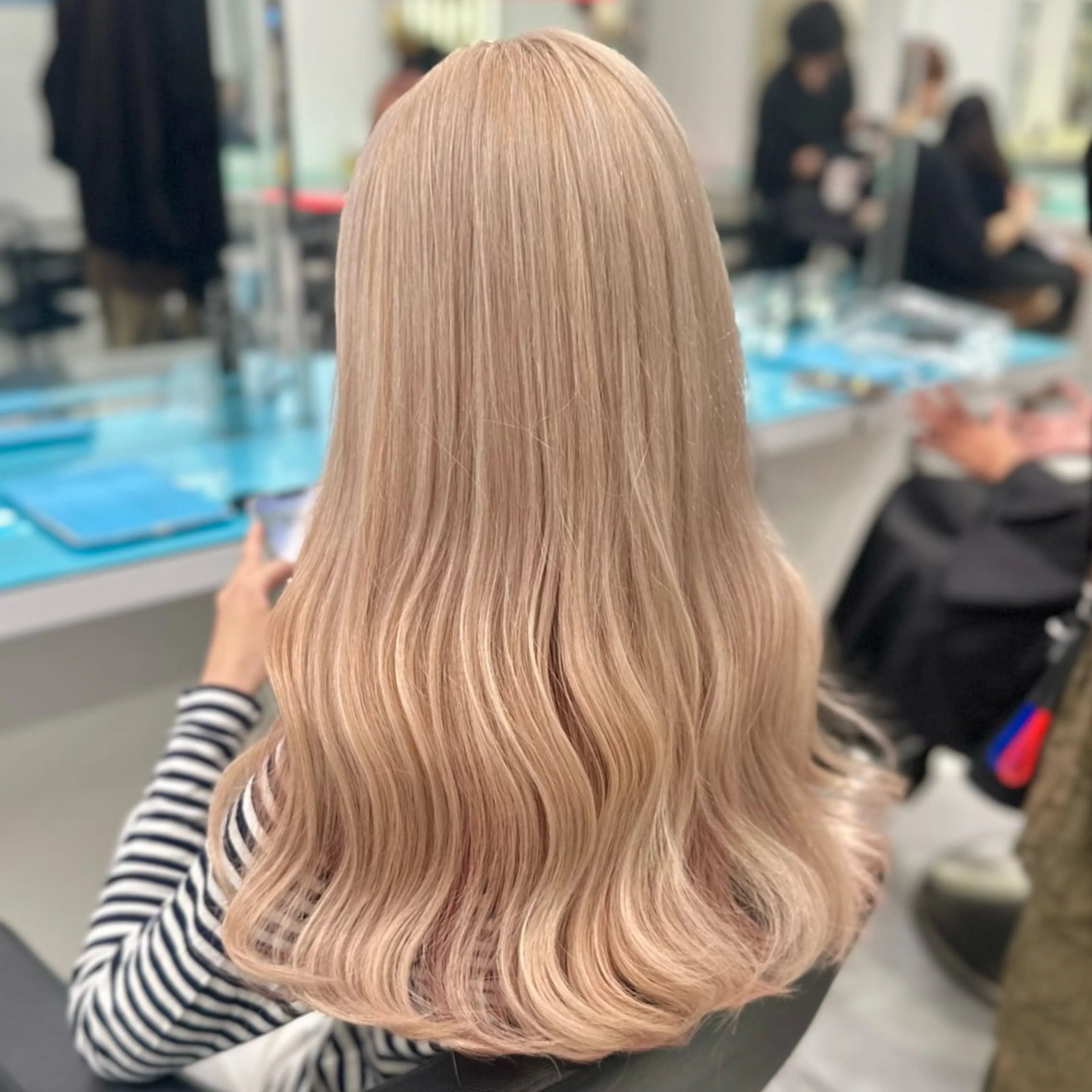 ミディアム カラー ヘアカラー トリートメント ヘッドスパ ヘアセット 🎀🧁ダメージレス 艶髪カラー🧁🎀のヘアスタイル