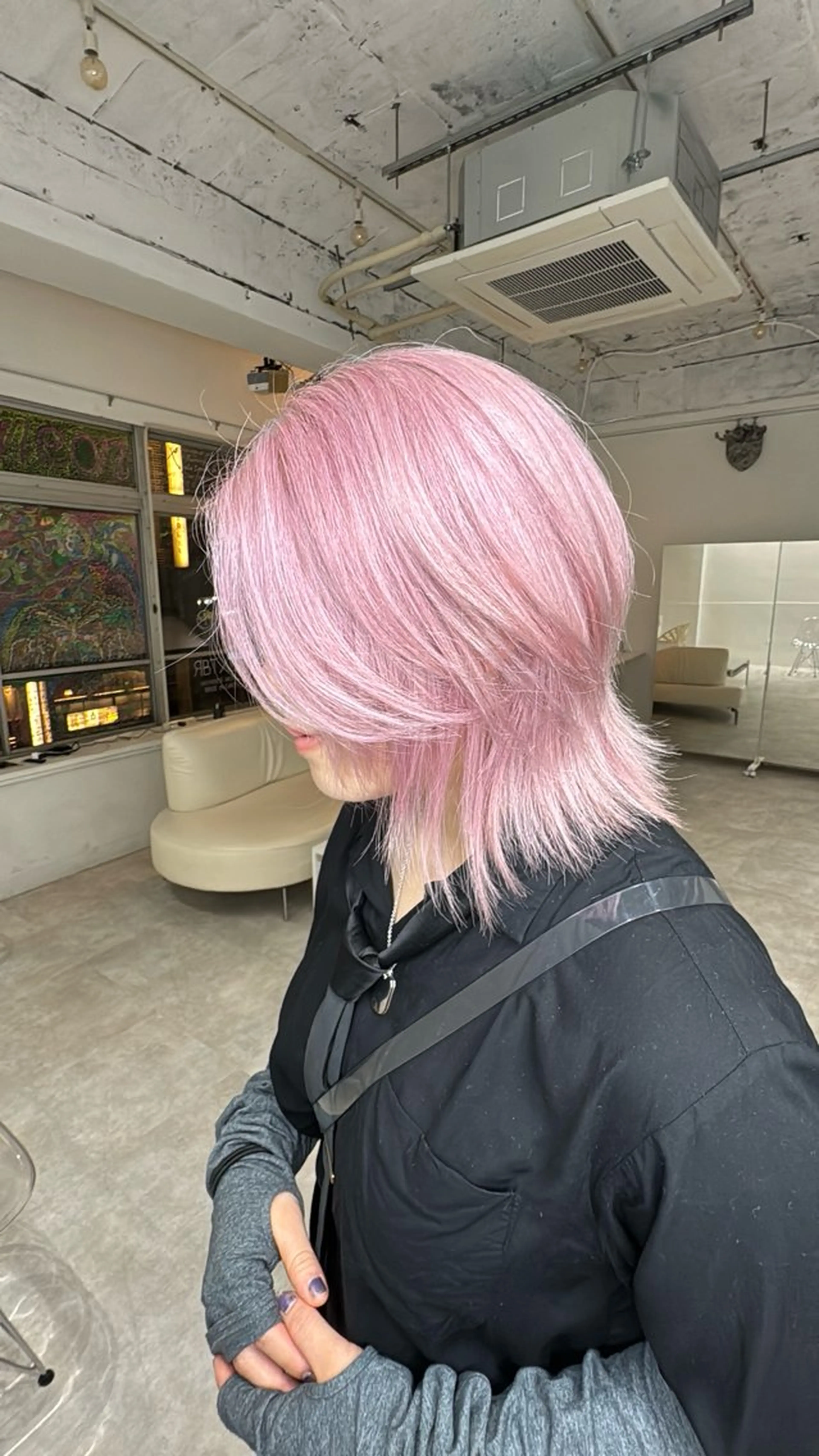 ミディアム ヘアカラー tet 店長 RIKITOのヘアスタイル