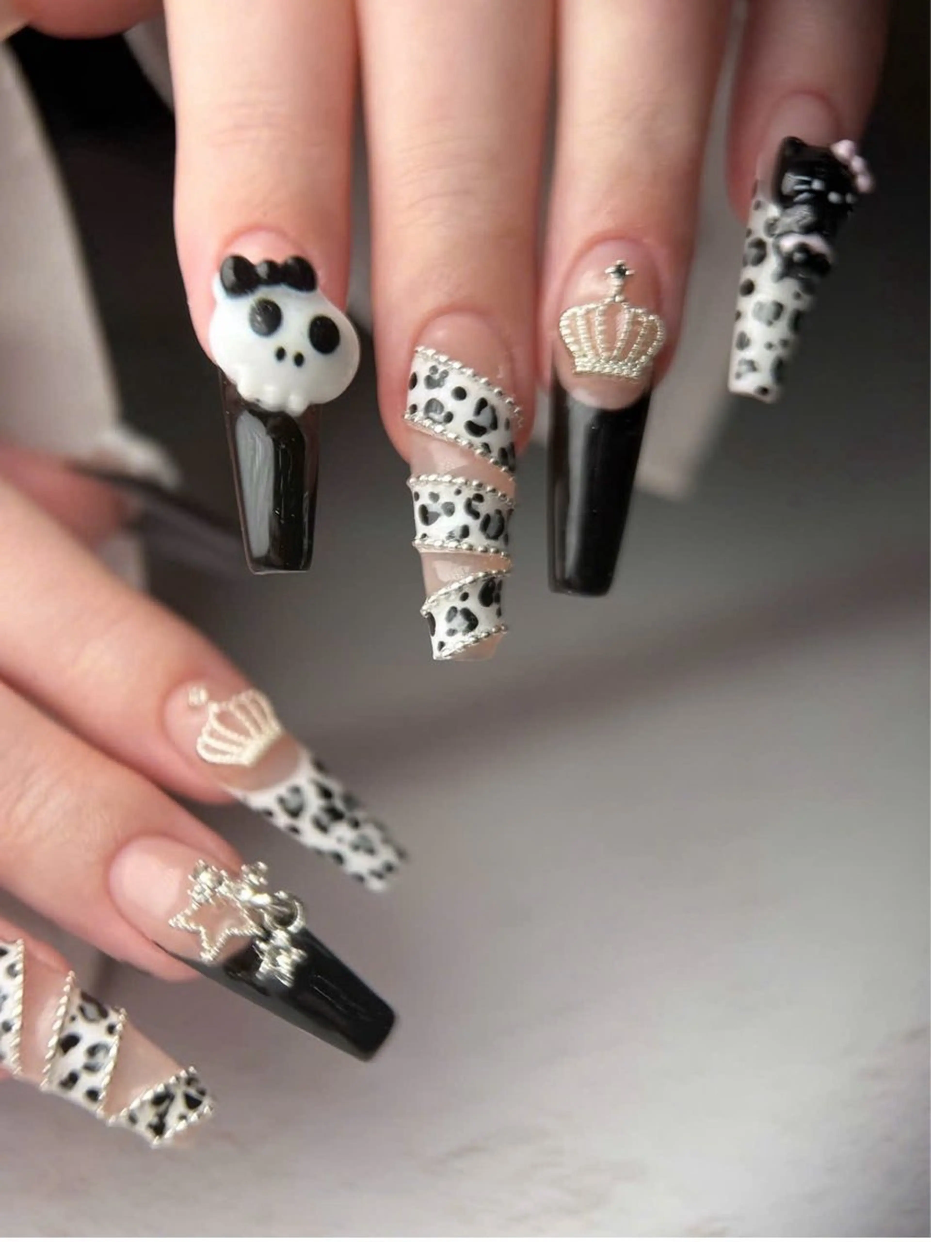 ネイル フレンチネイル キラキラネイル マグネットネイル ミラーネイル ニュアンスネイル ハンドネイル Lina所属・MeiMei Nail モデル募集のネイルデザイン