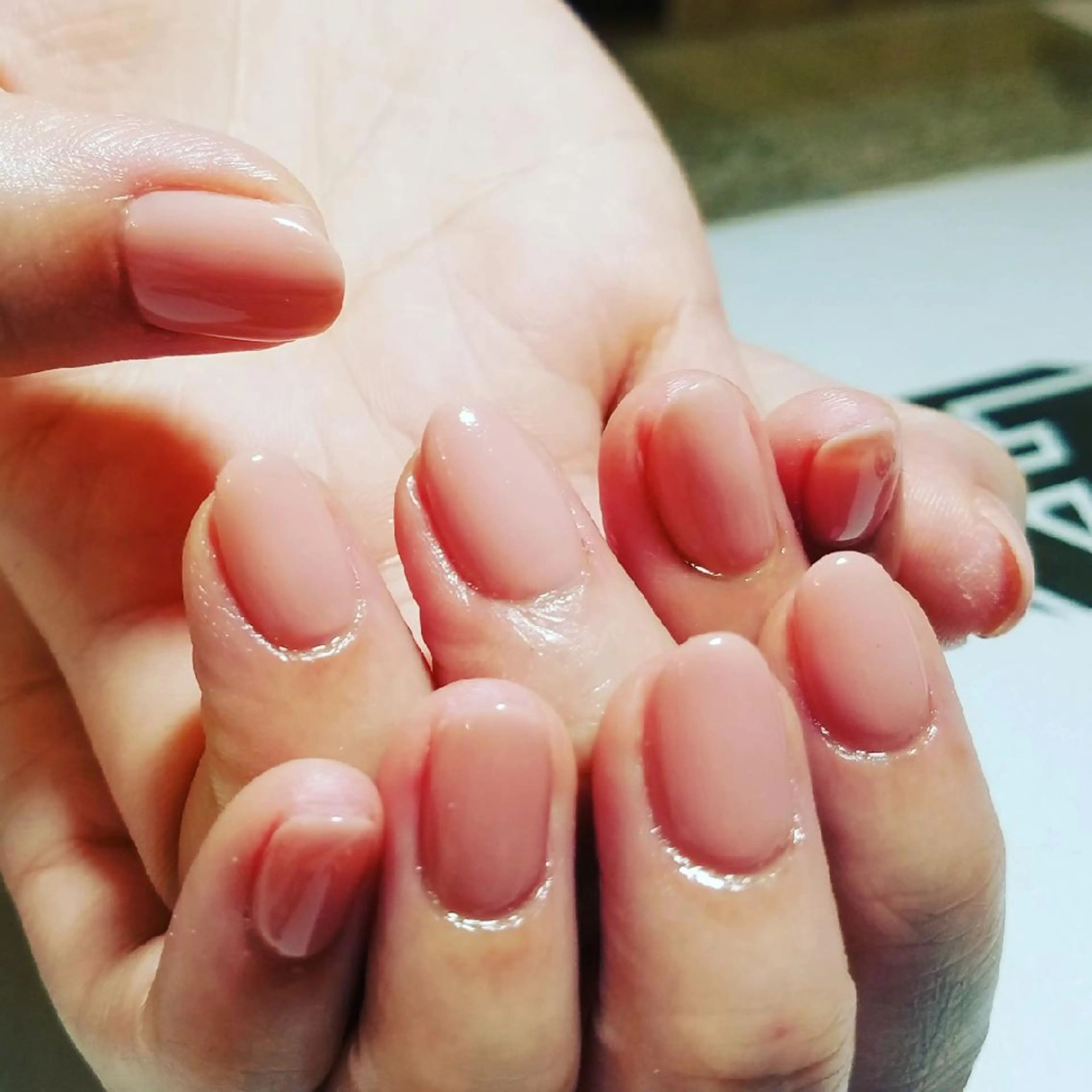 ネイル ワンカラーネイル ハンドネイル JuniNail韓国 ネイリストsuのネイルデザイン