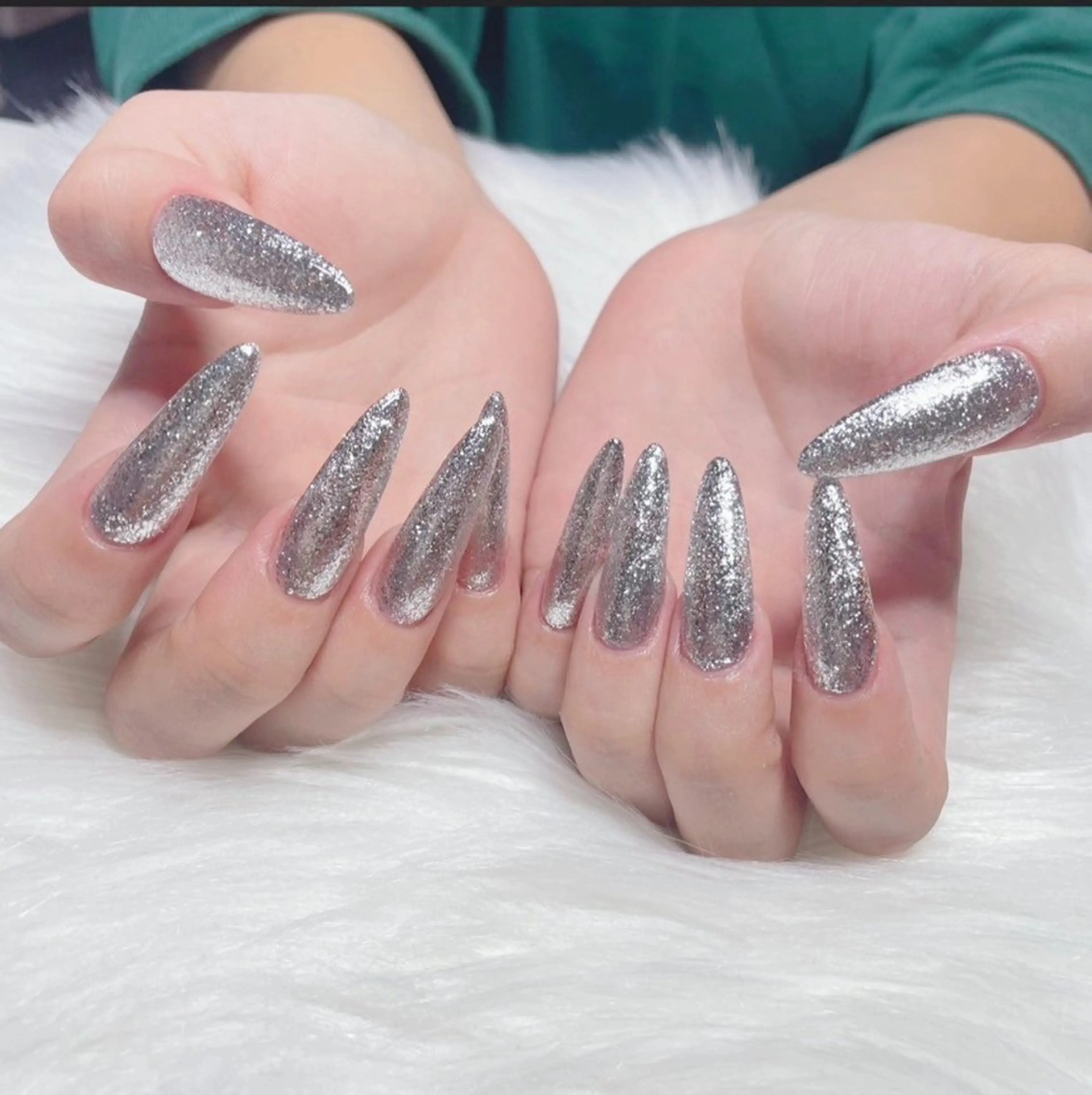 チップ長さだし💅🏻ワンカラー（パーツ追加可能）の写真