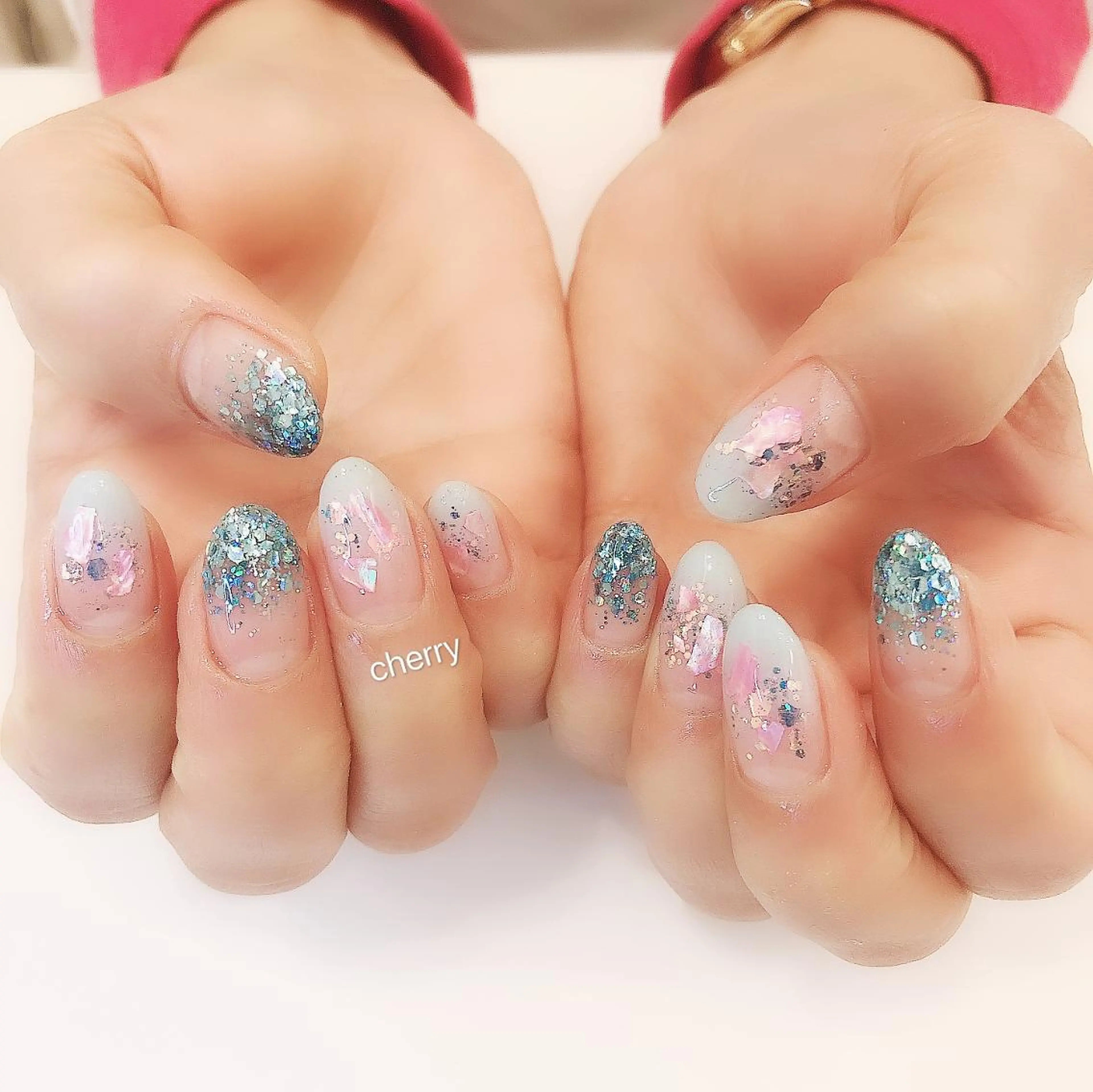 ネイル ジェルネイル SAKURA 🍒のネイルデザイン