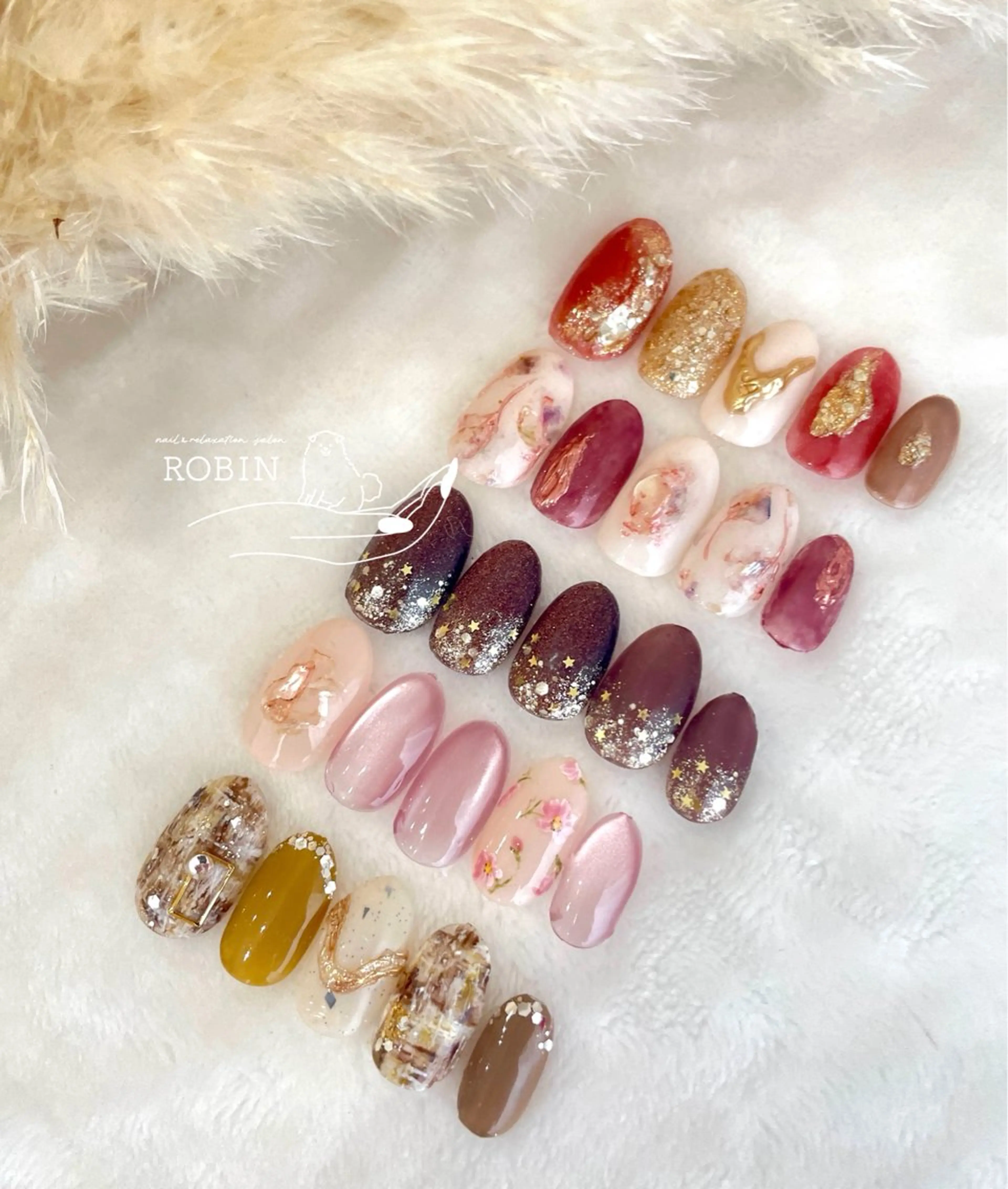 ネイル ハンドネイル フットネイル 山田 美紀のネイルデザイン