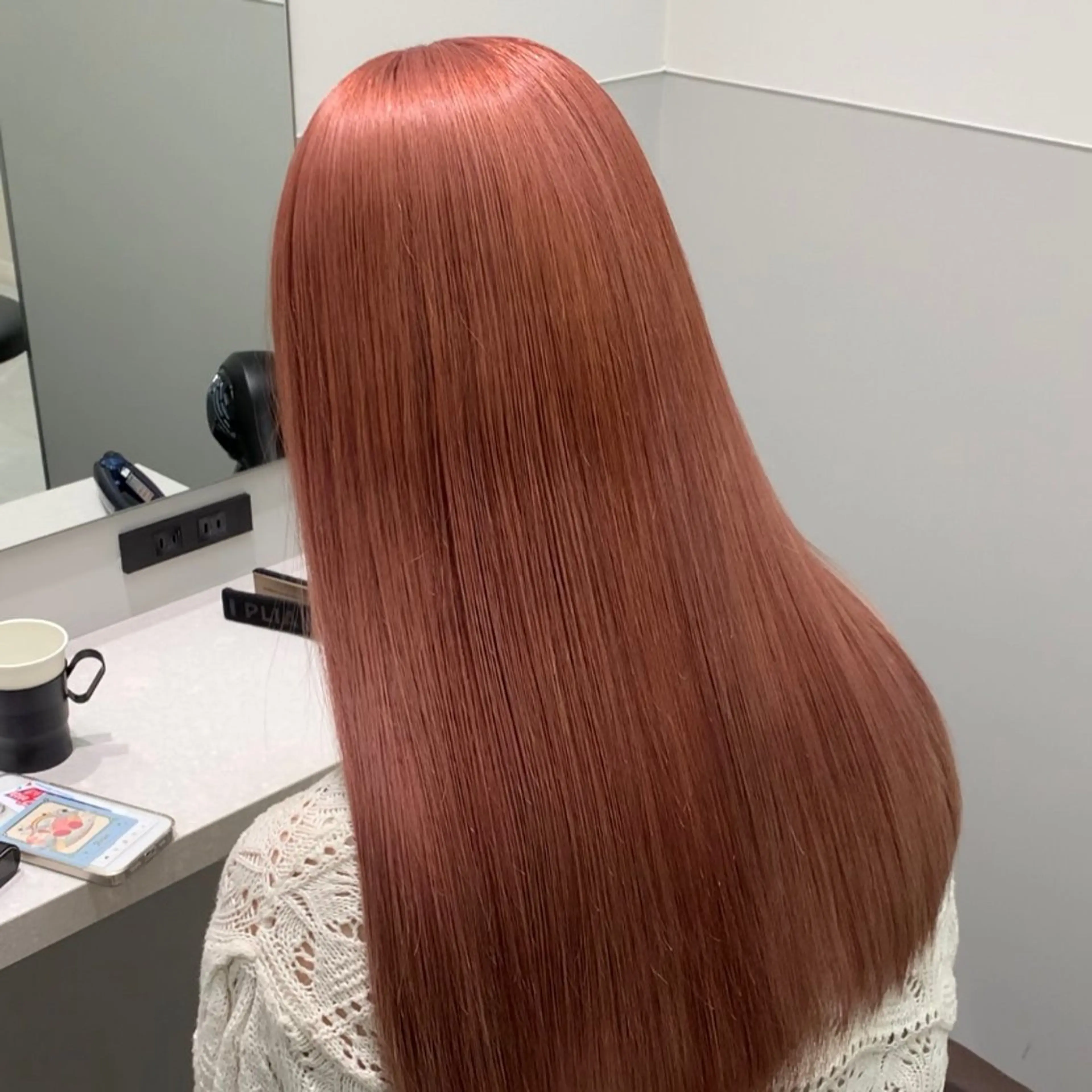 ロング カラー ヘアカラー トリートメント サロウィン(SALOWIN)原宿iori店所属・ツヤツヤ ハイトーン/Reiのヘアスタイル
