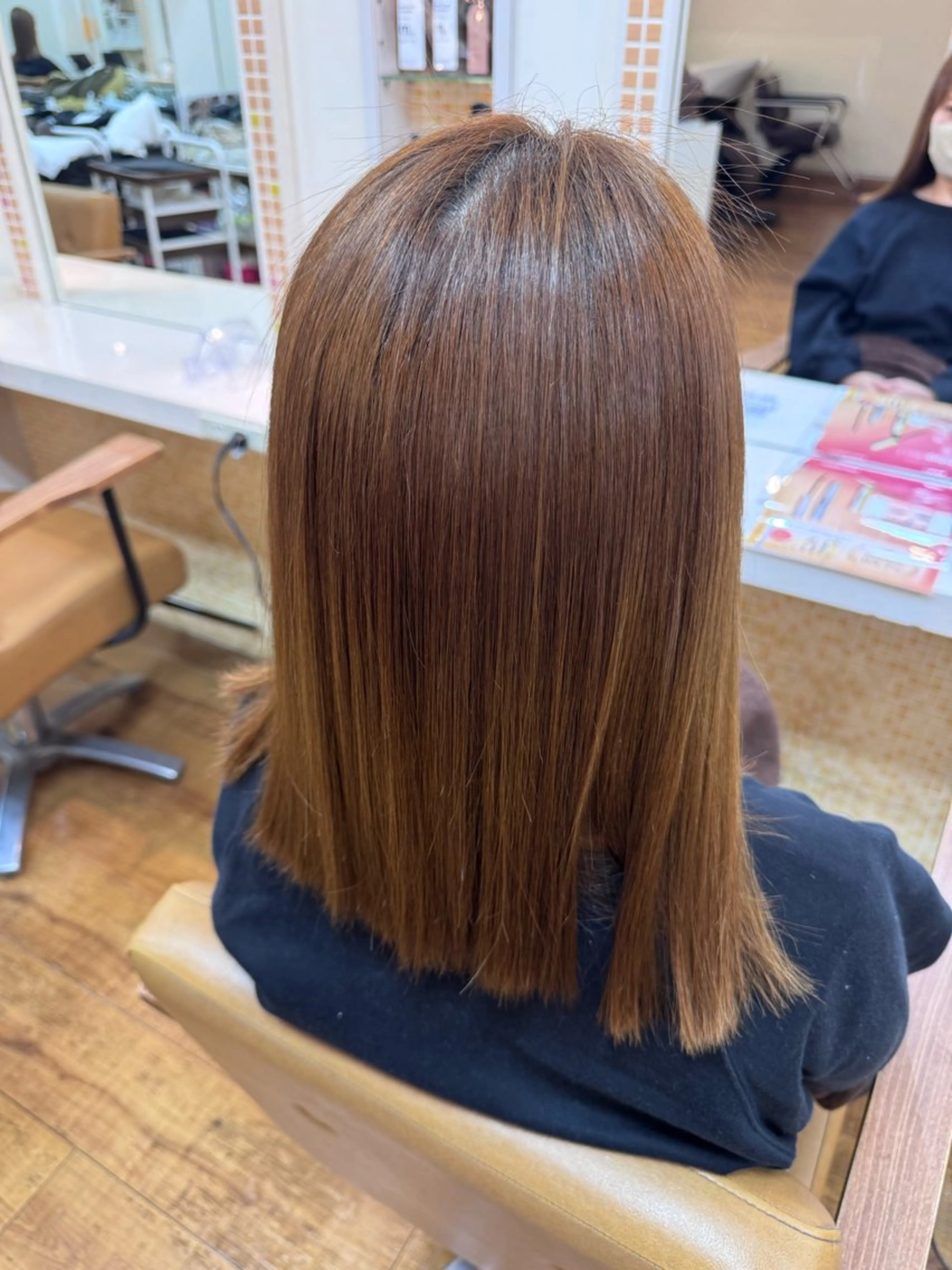 セミロング KAMI-YU所属・森 千明のヘアスタイル