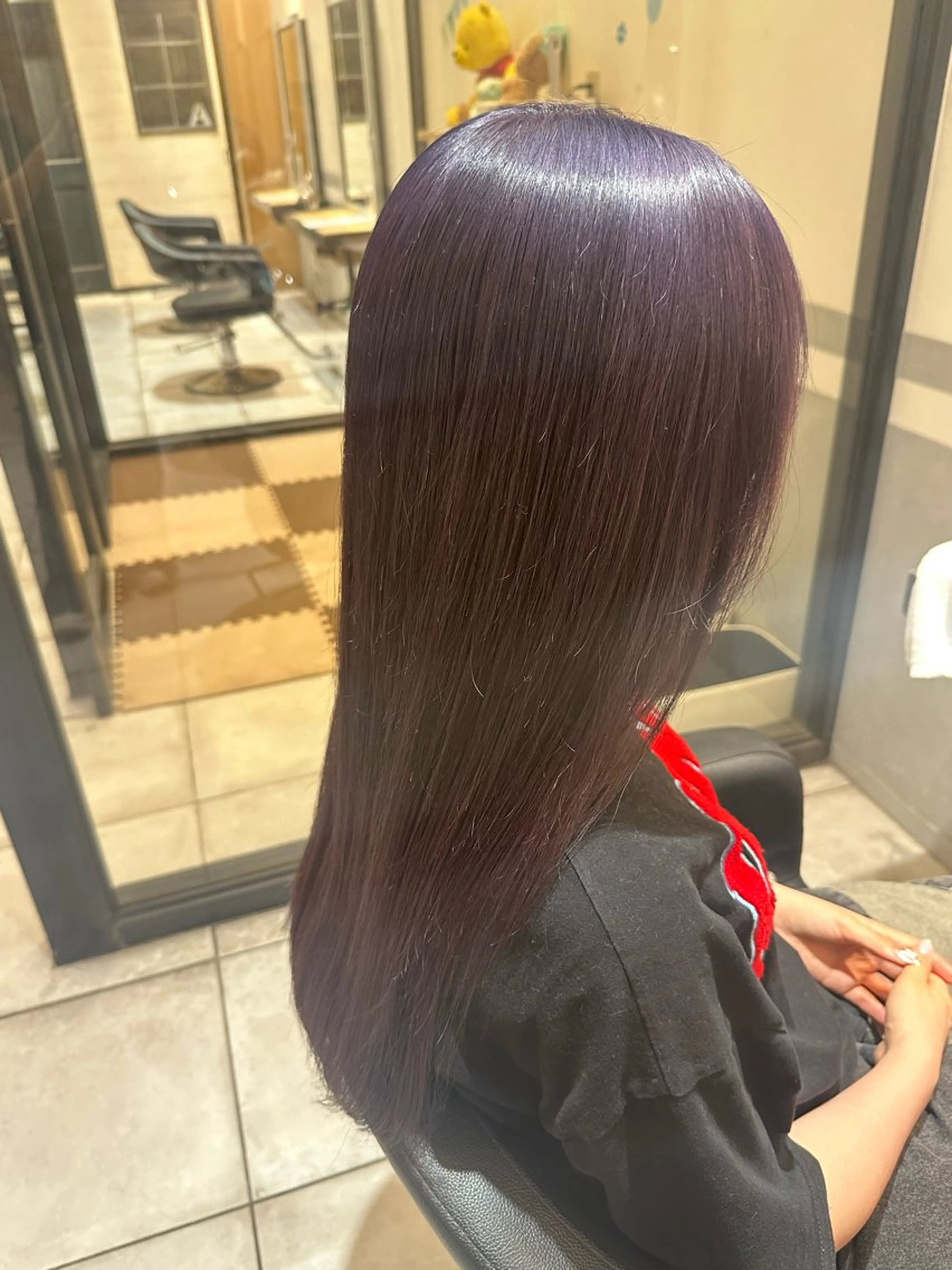 カラー グラデーションカラー フクイ ミユのヘアスタイル