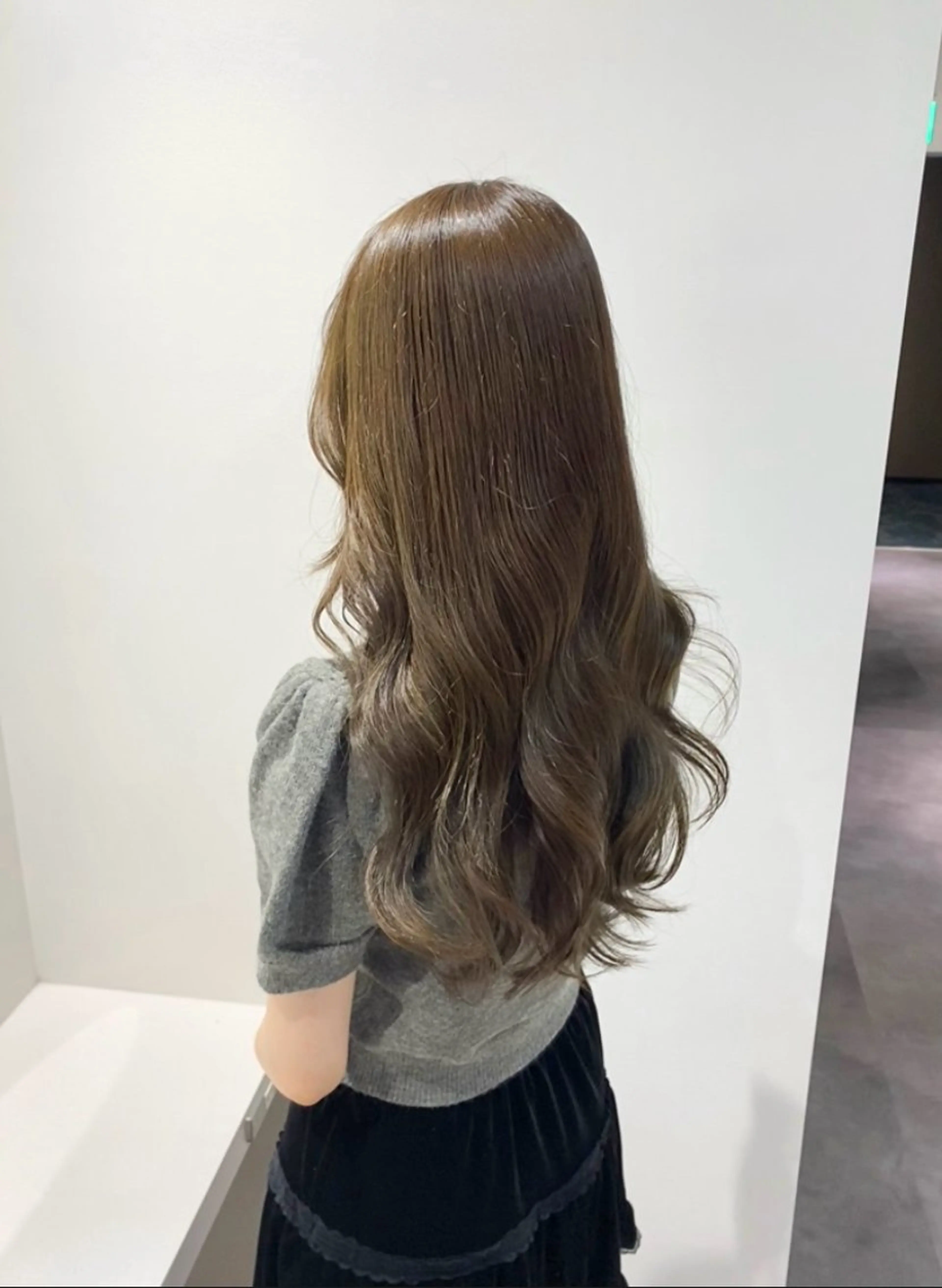 セミロング カラー カット ヘアカラー トリートメント 髪質改善水素TR× レイヤーカット/熊澤のヘアスタイル