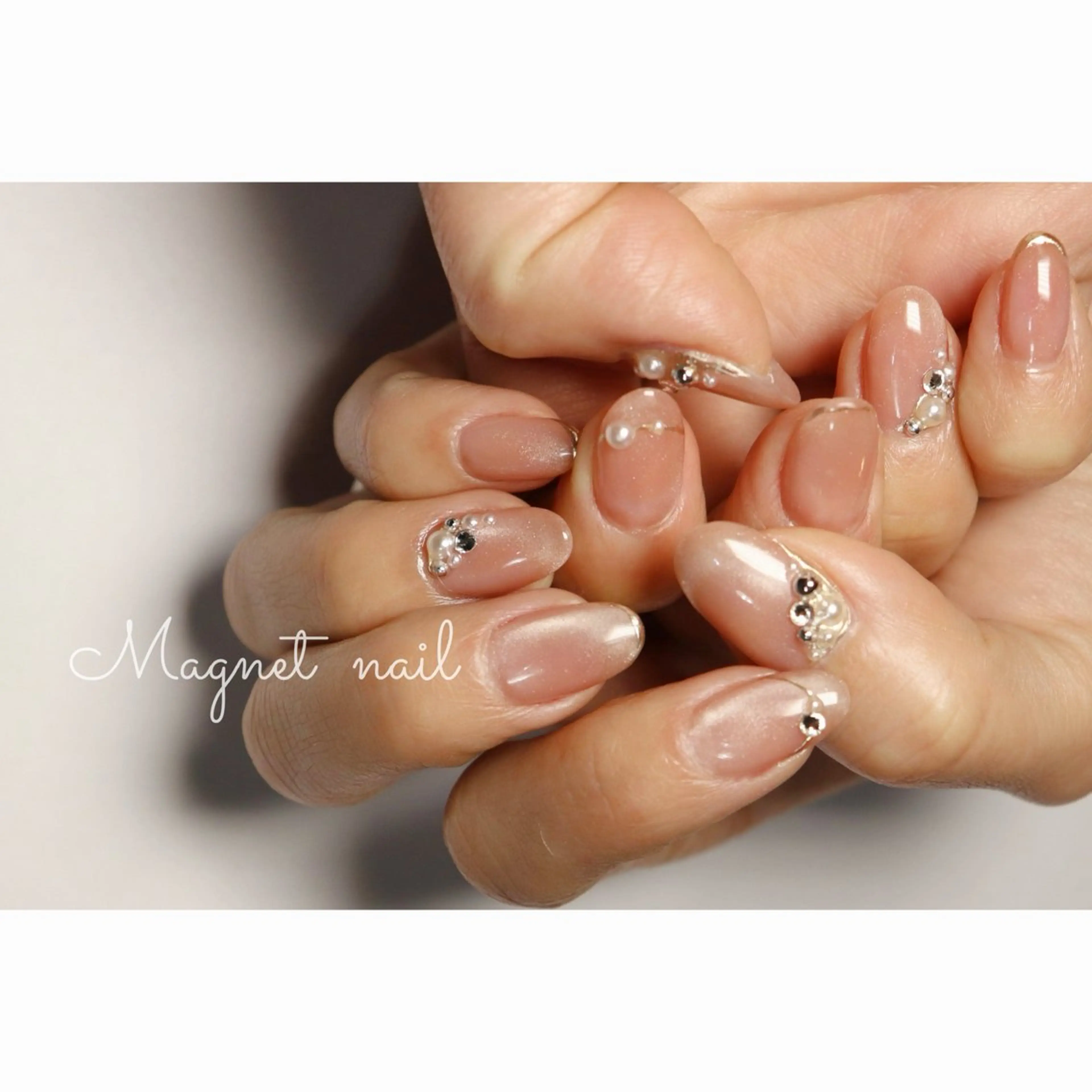 ネイル マグネットネイル ハンドネイル ハンドケア mapple nailのネイルデザイン