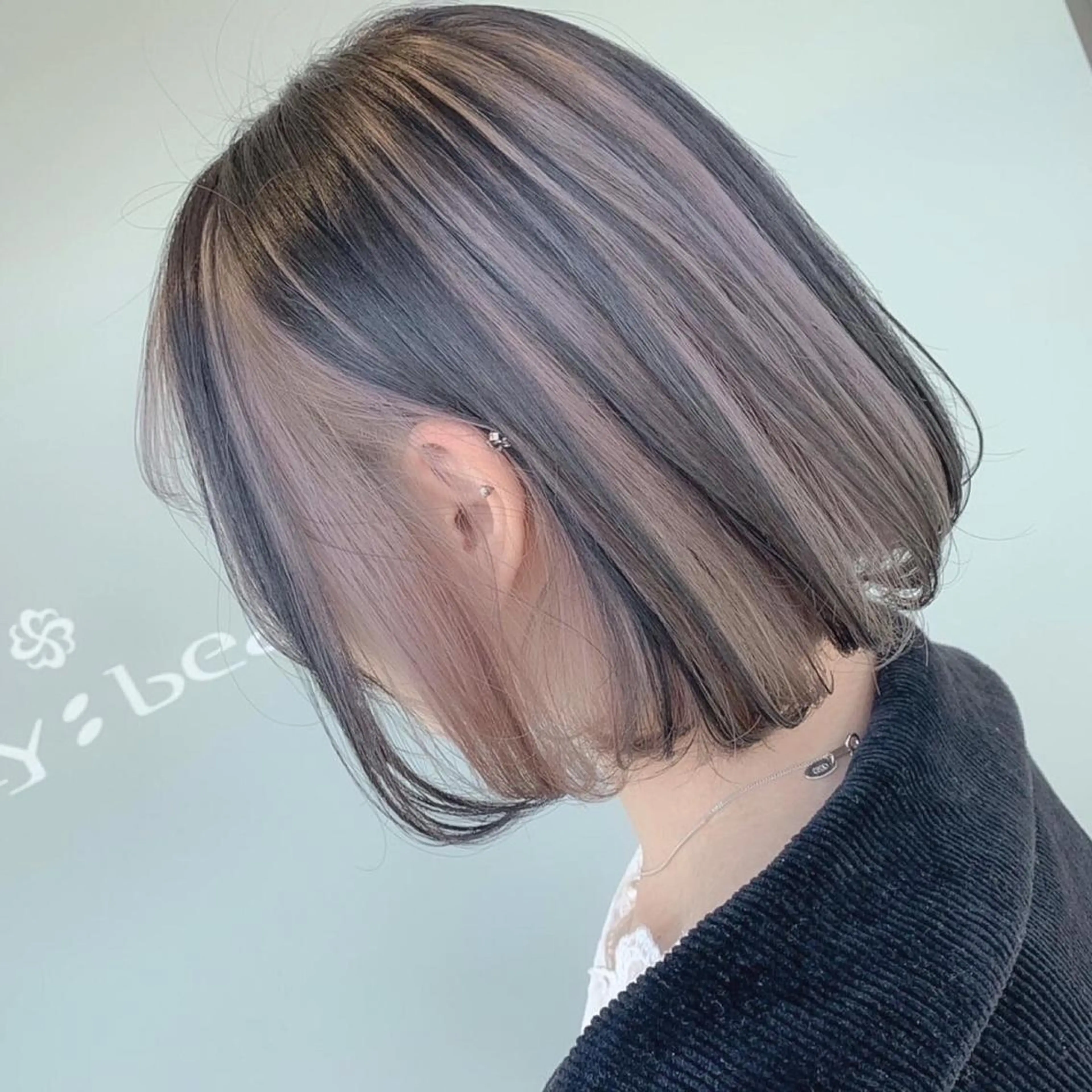 ミディアム パーマ カラー beauty beast 浦添店のヘアスタイル