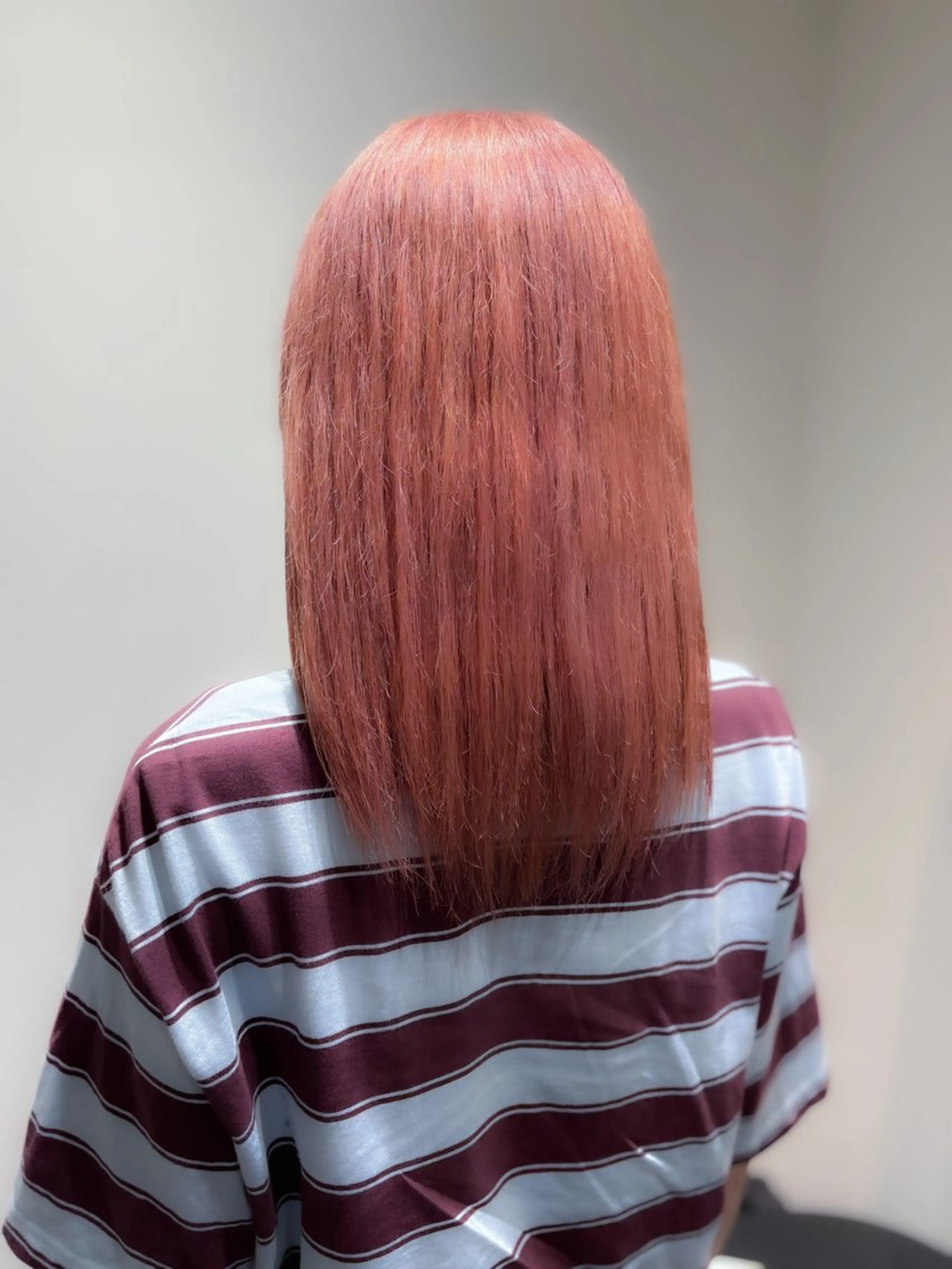 ミディアム カラー ピンクカラー ヘアカラー ducha所属・DUCHA Tomida naoのヘアスタイル