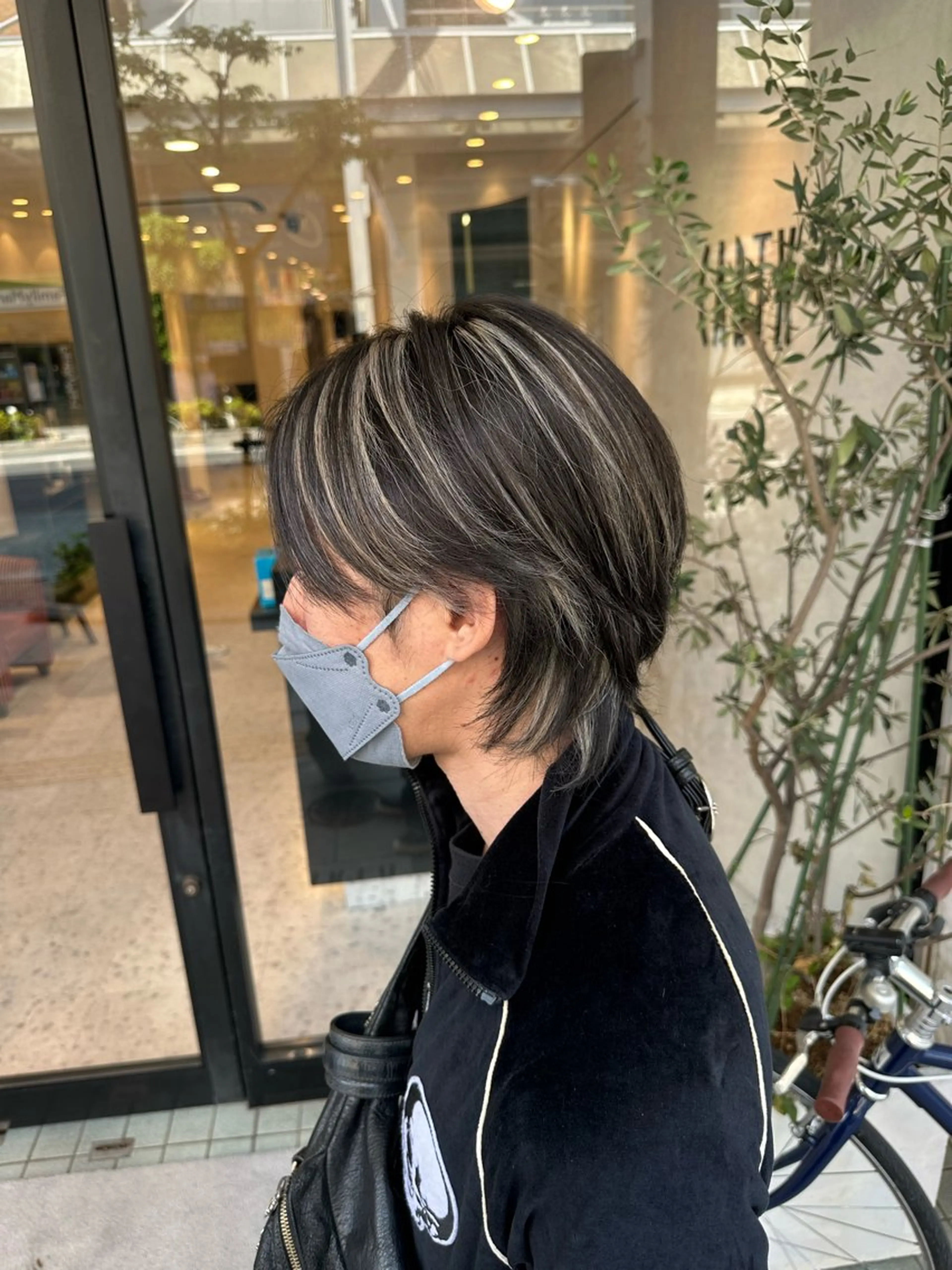 ショート メンズ メンズハイライト メンズウルフカット ハイライト ウルフカット カット ヘアカラー 縮毛矯正/パーマ EARTH岐阜/髙橋のヘアスタイル