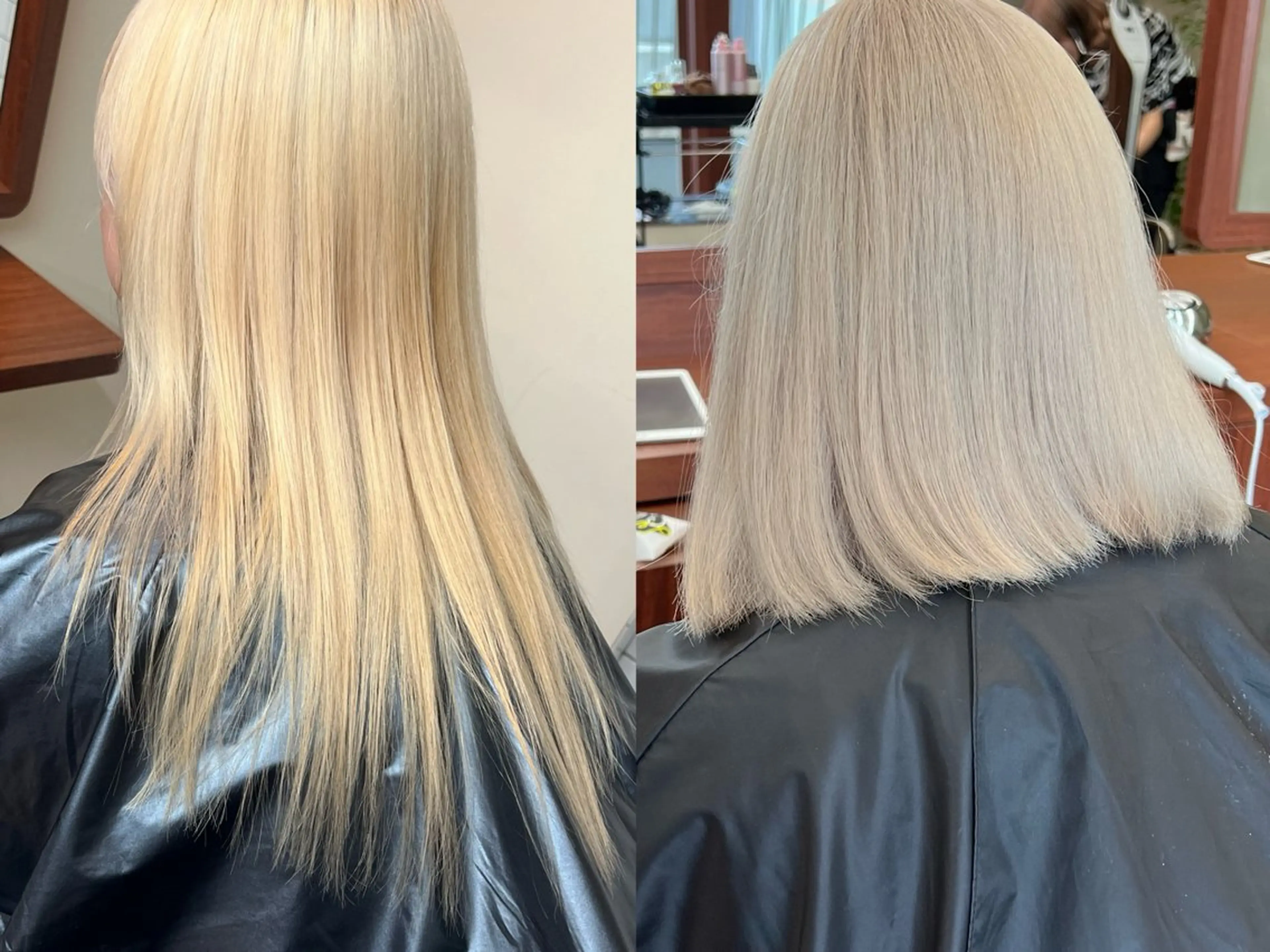 ミディアム カラー アッシュ アッシュブラウン ブリーチ ブラウンカラー ケアブリーチ ヘアカラー トリートメント ヘアセット ニュアンスレイヤー ハイトーンカラーのヘアスタイル