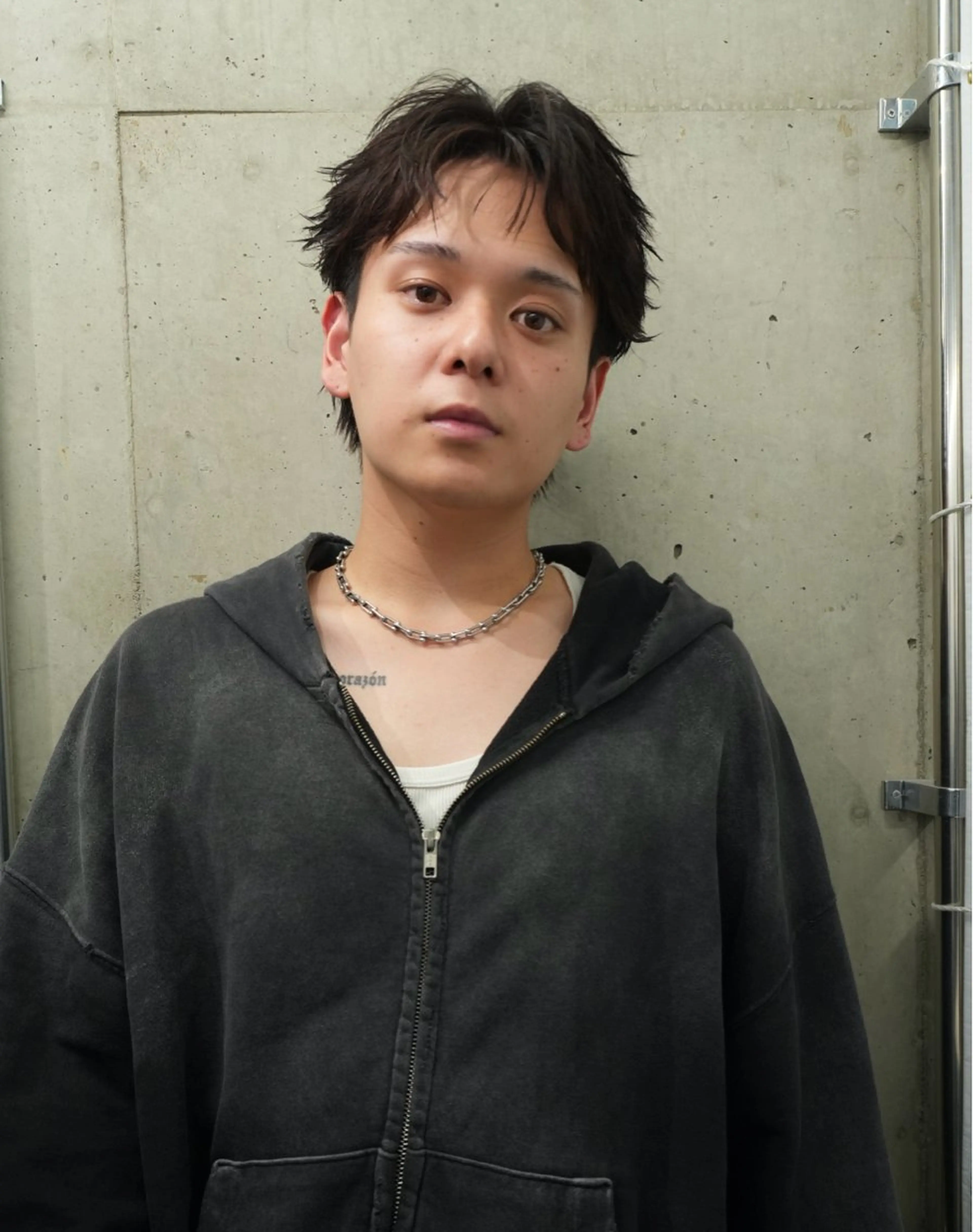 ショート パーマ メンズ カット パーマ トリートメント ヘアセット Pia/KIRIA /福岡美容室のヘアスタイル