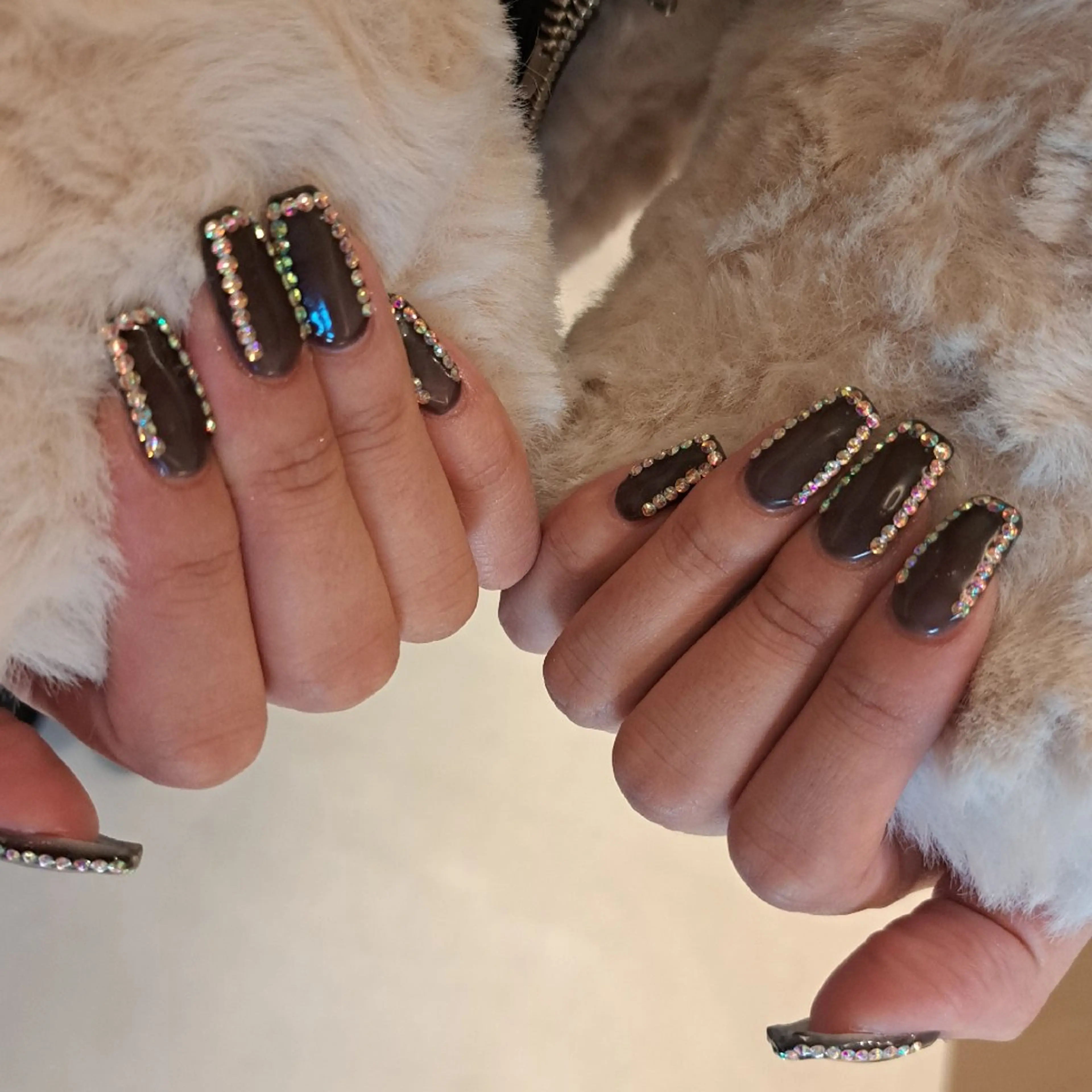 ネイル アートネイル フレンチネイル ストーンネイル Nail mood /アートし放題のネイルデザイン