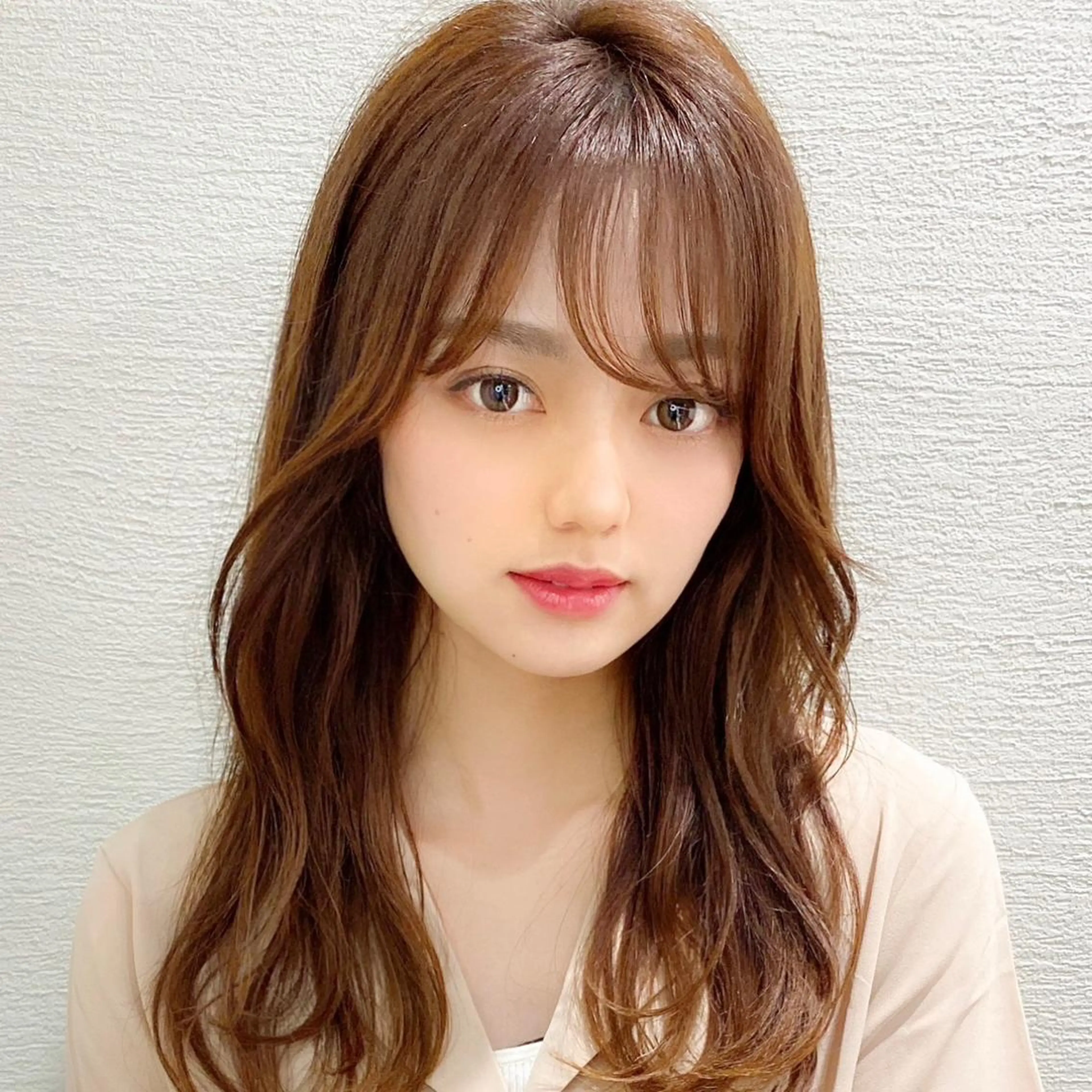 ロング カラー パーマ 小顔カット 髪質改善/ レイヤーカット金井翔のヘアスタイル